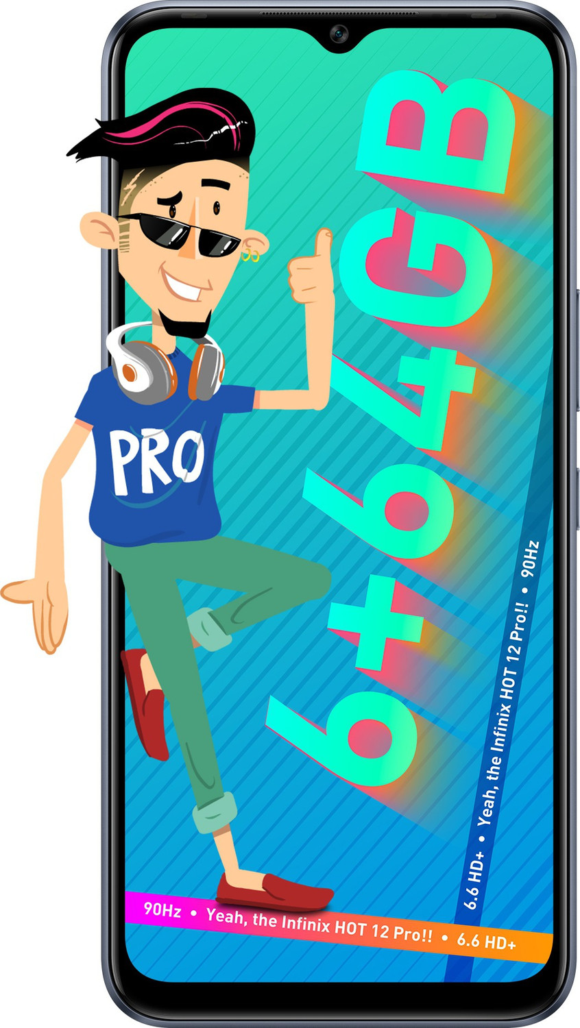 Image of Infinix Hot 12 Pro (Racing Black, 64 GB)