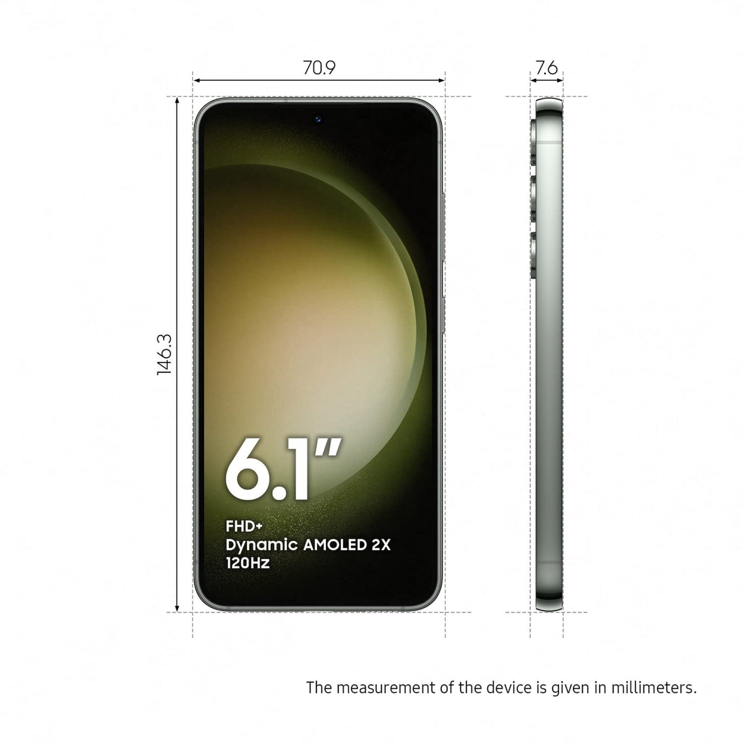 Image of Samsung Galaxy S23 5G (Green, 256 GB)