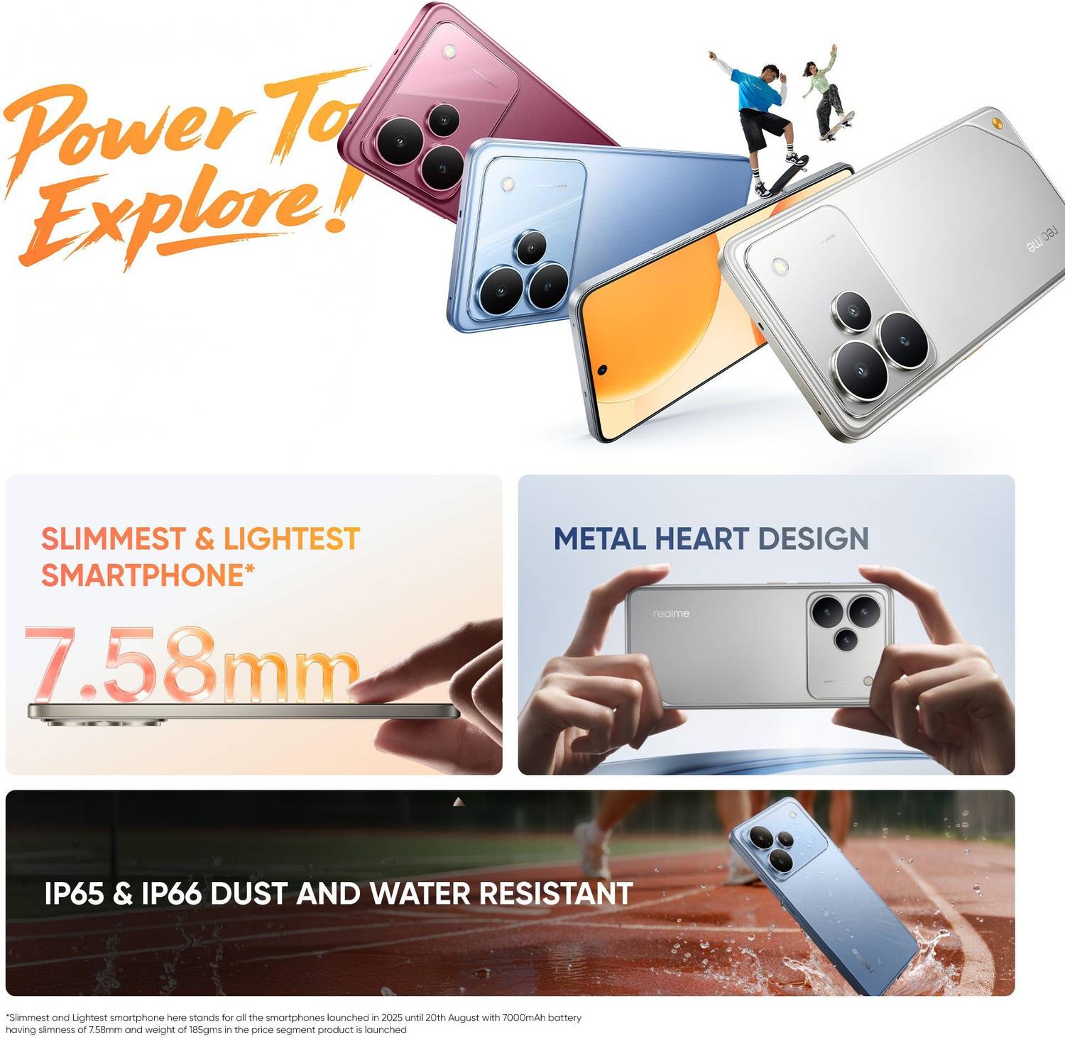 realme P4 5G 128GB Steel Grey - Image 4