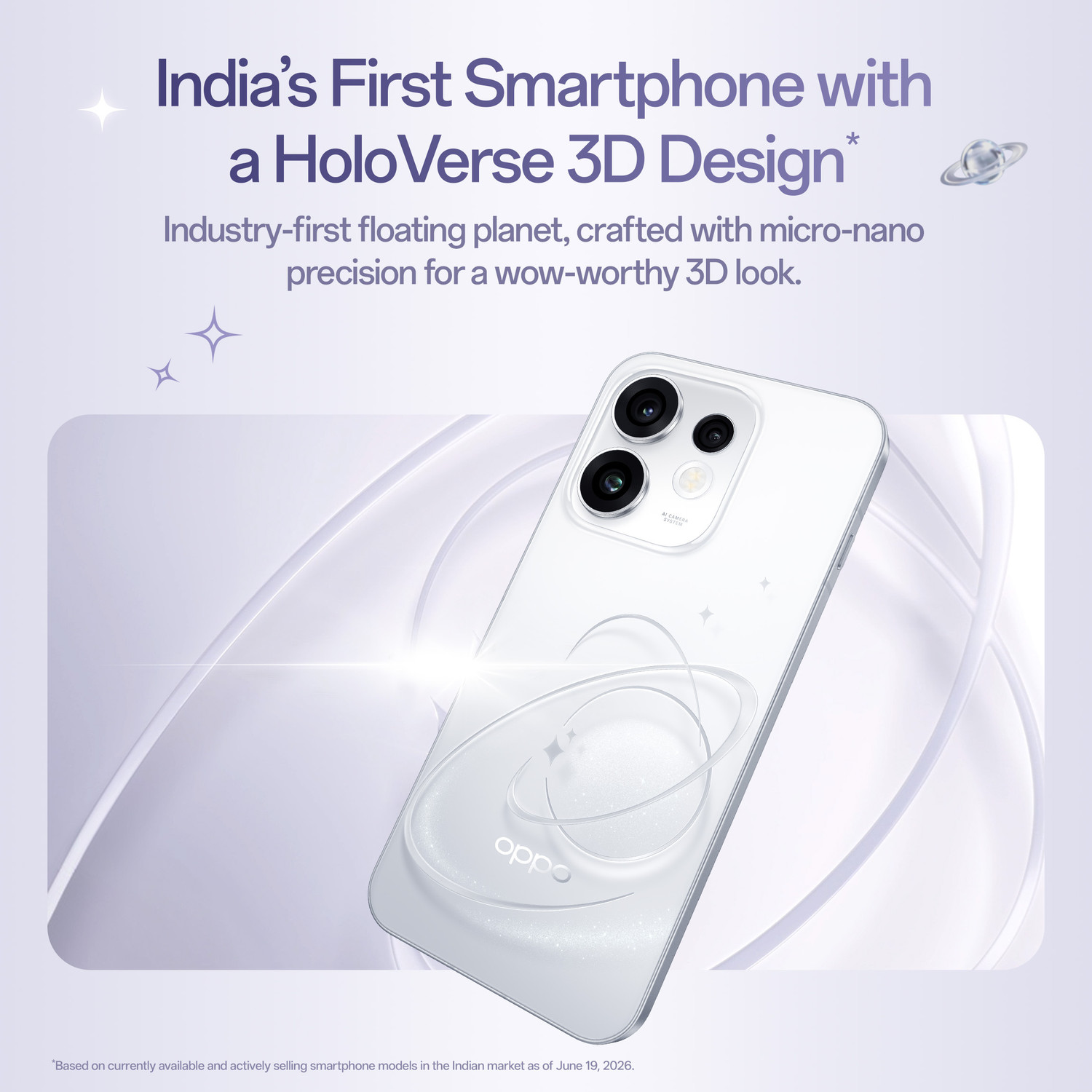 Image of OPPO Reno16 5G (Starry White, 256 GB)