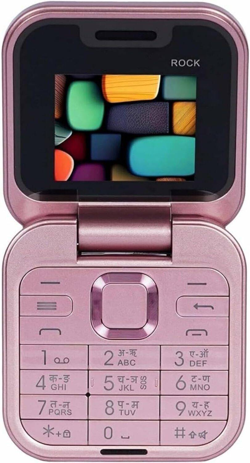 TOUCH 18 Rock X Flip Dual Sim Keypad Mobile with 1.8" Display C
