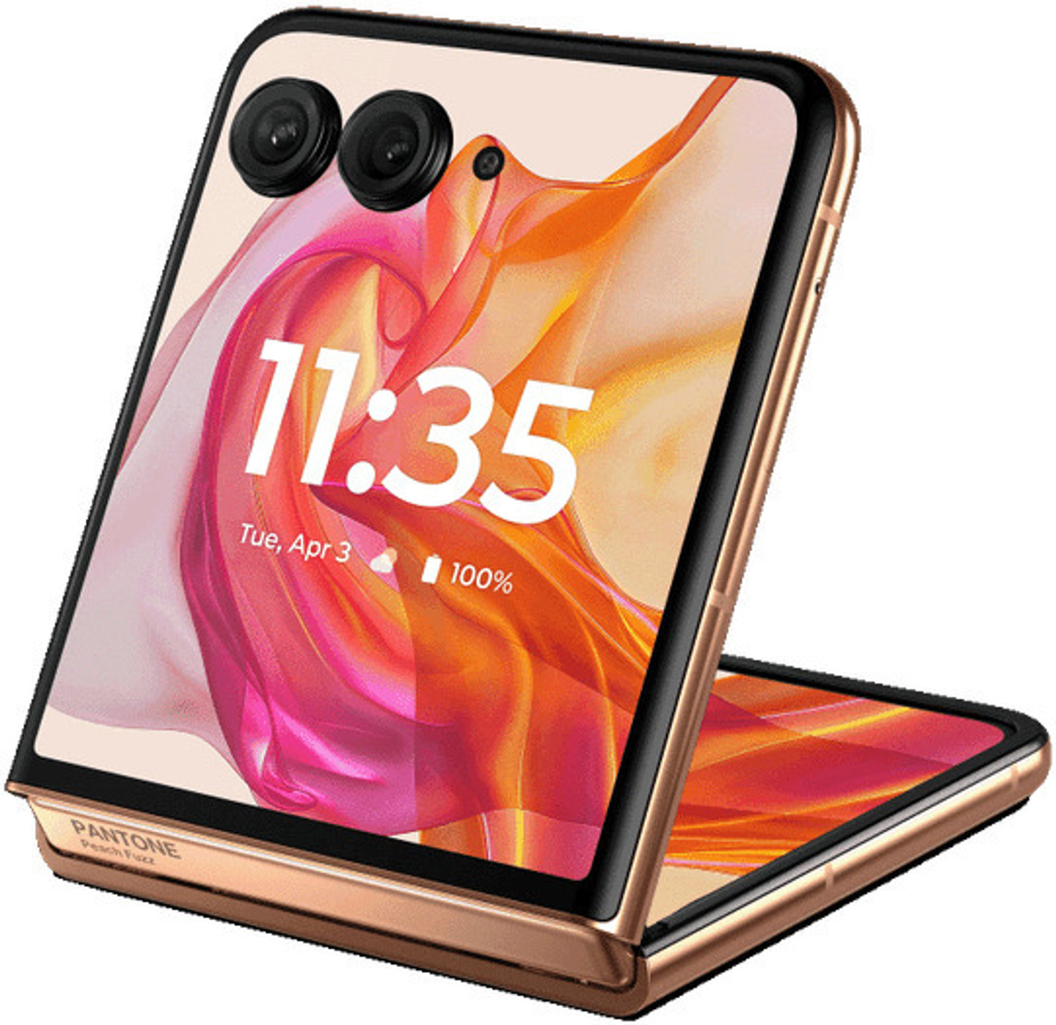 Image of MOTOROLA Razr 50 Ultra (Peach Fuzz, 512 GB)