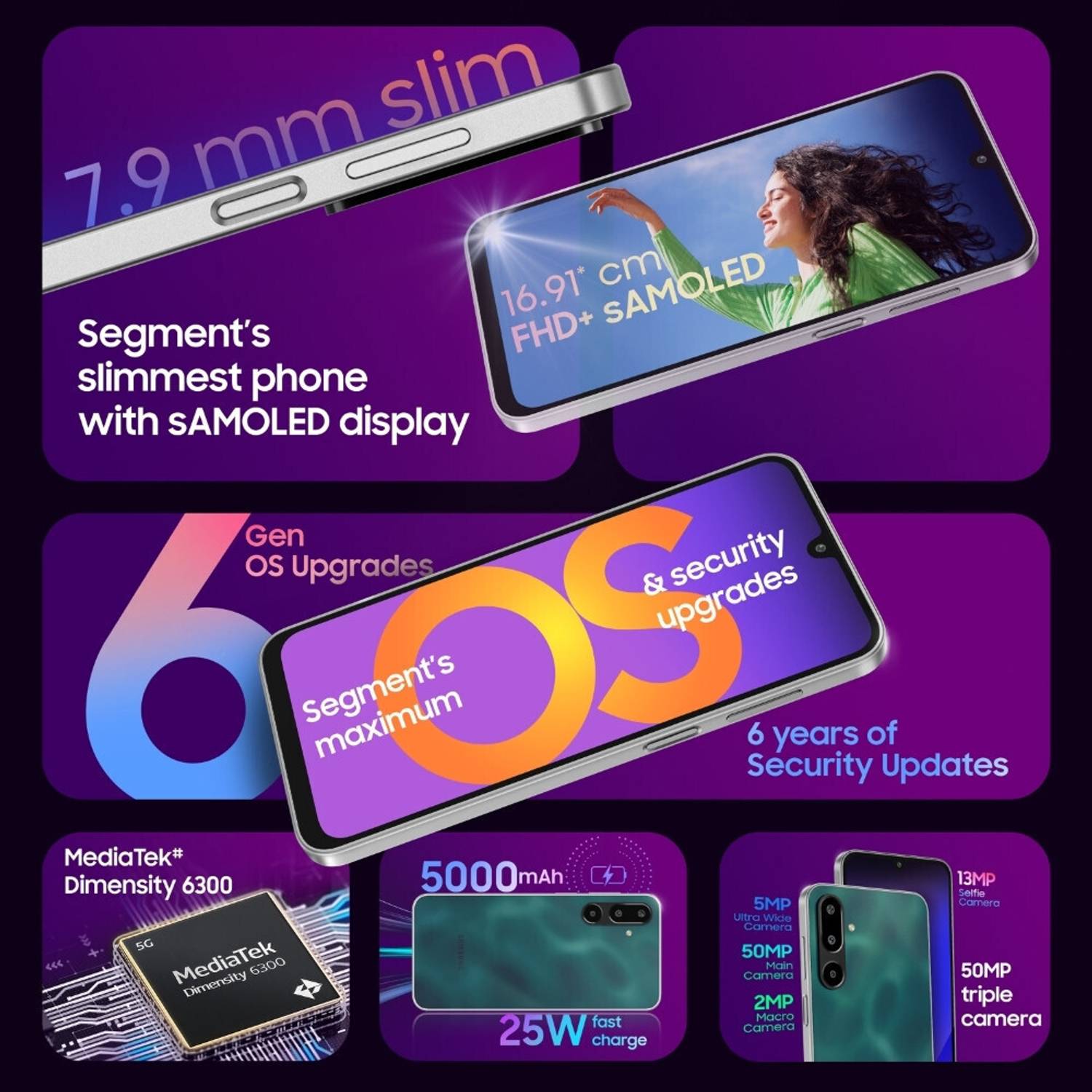 Samsung Galaxy F16 5G 128GB Glam Green - Image 2