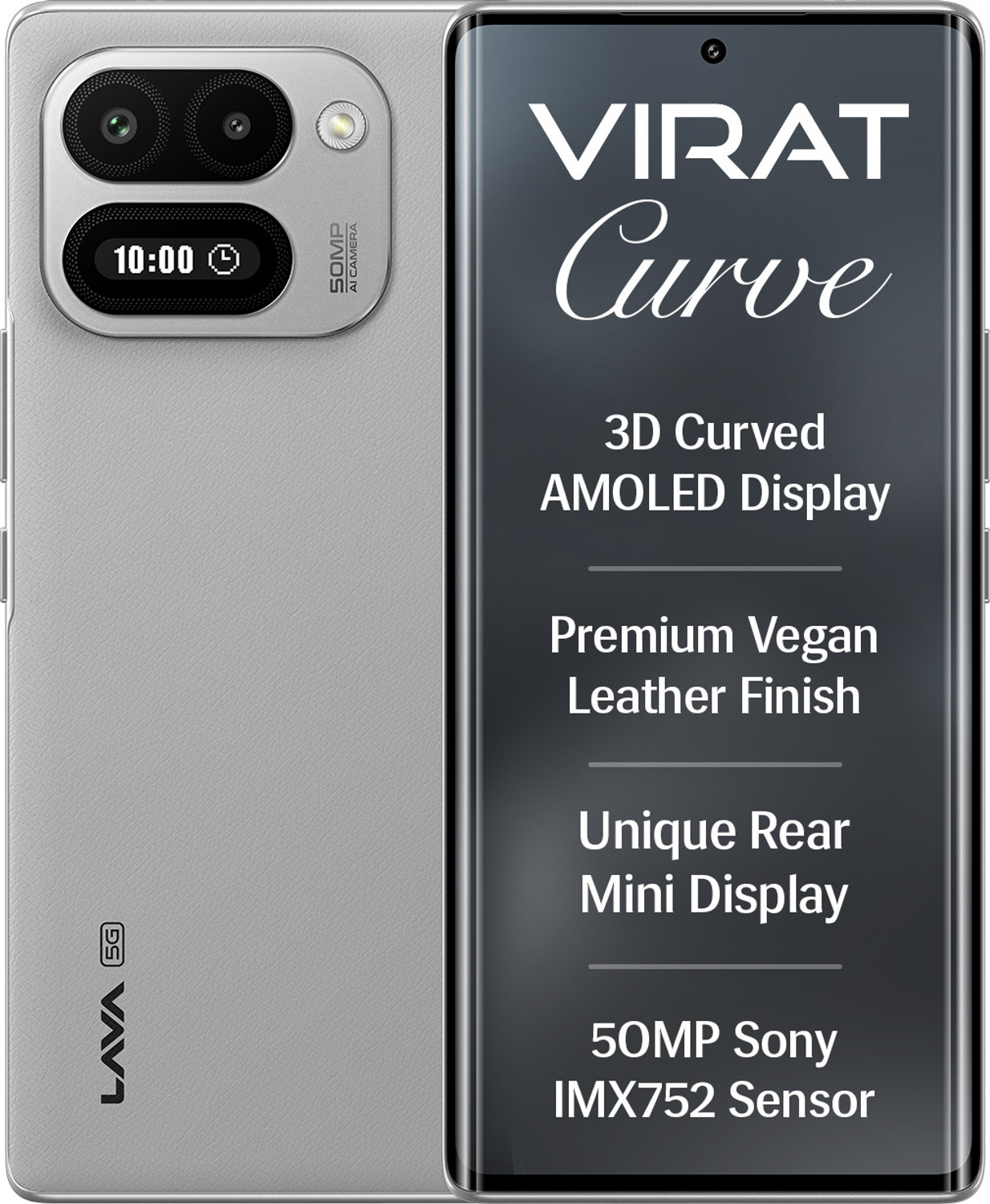Image of LAVA Virat Curve 5G (Makrana Ivory, 128 GB)