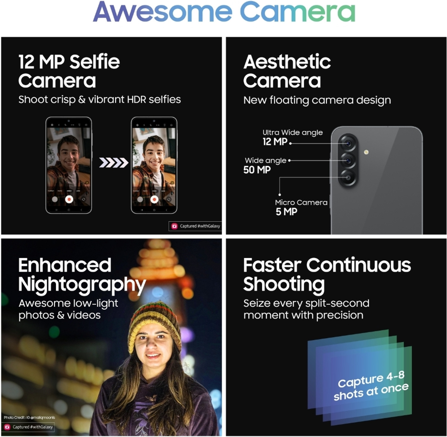 Image of Samsung Galaxy A56 5G (Awesome Graphite, 256 GB)