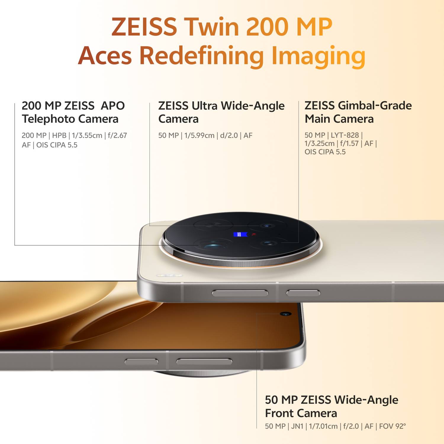 vivo X300 Pro 512GB Dune Gold - Image 4