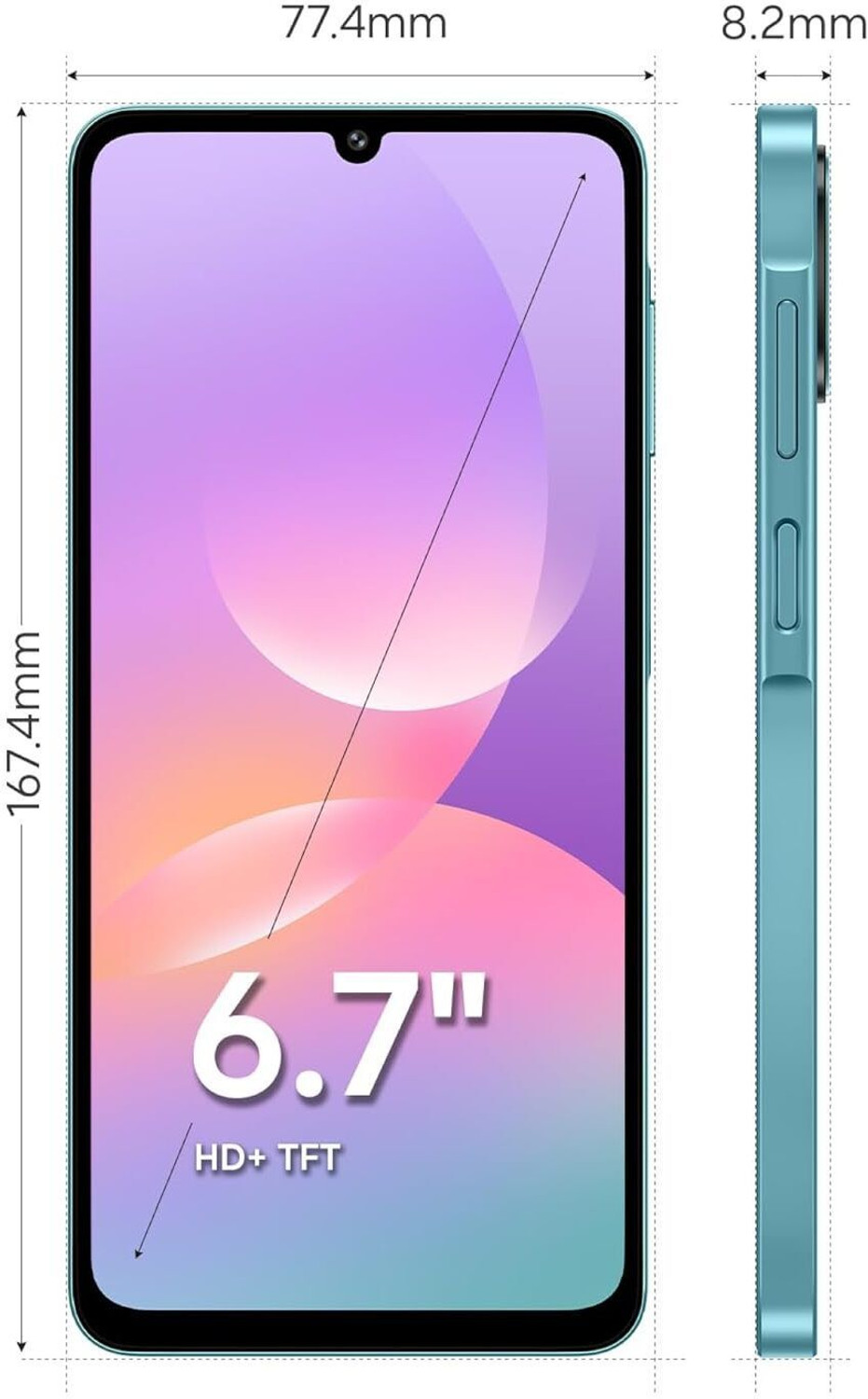 Image of Samsung Galaxy M17e 5G (Blitz Blue, 128 GB)