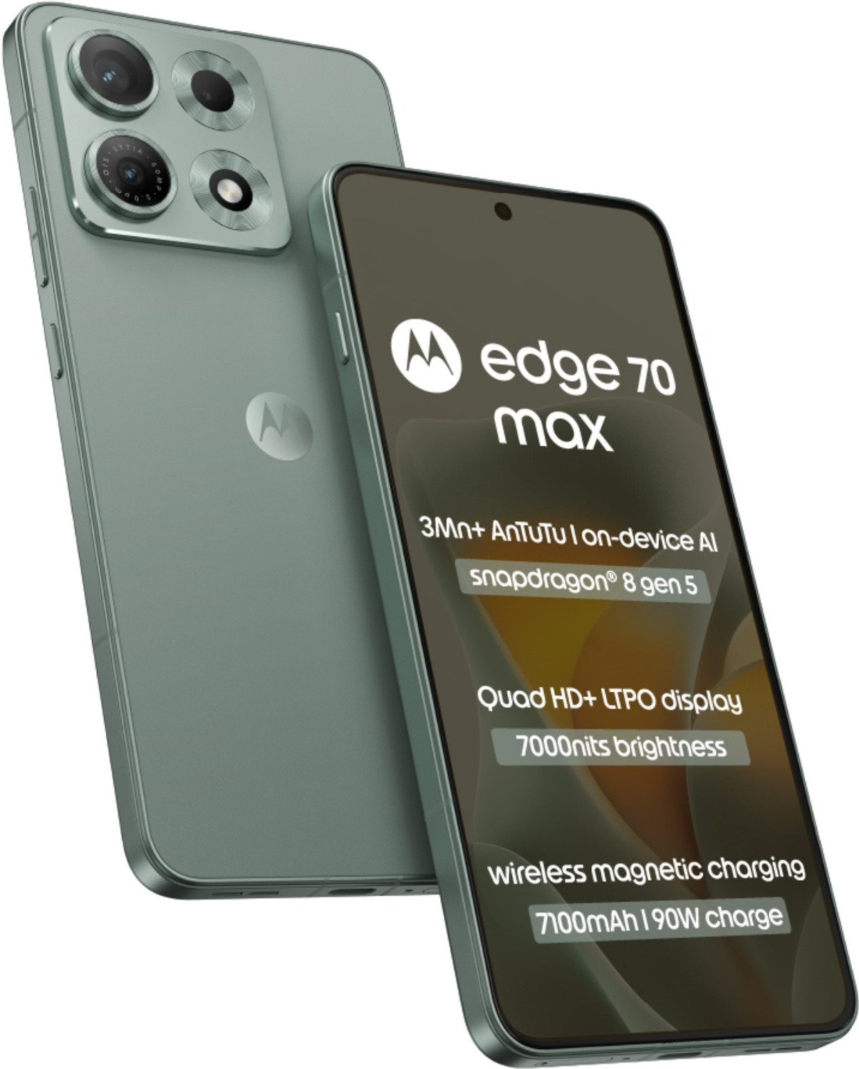 Image of MOTOROLA Edge 70 Max (PANTONE Aqua Gray, 256 GB)