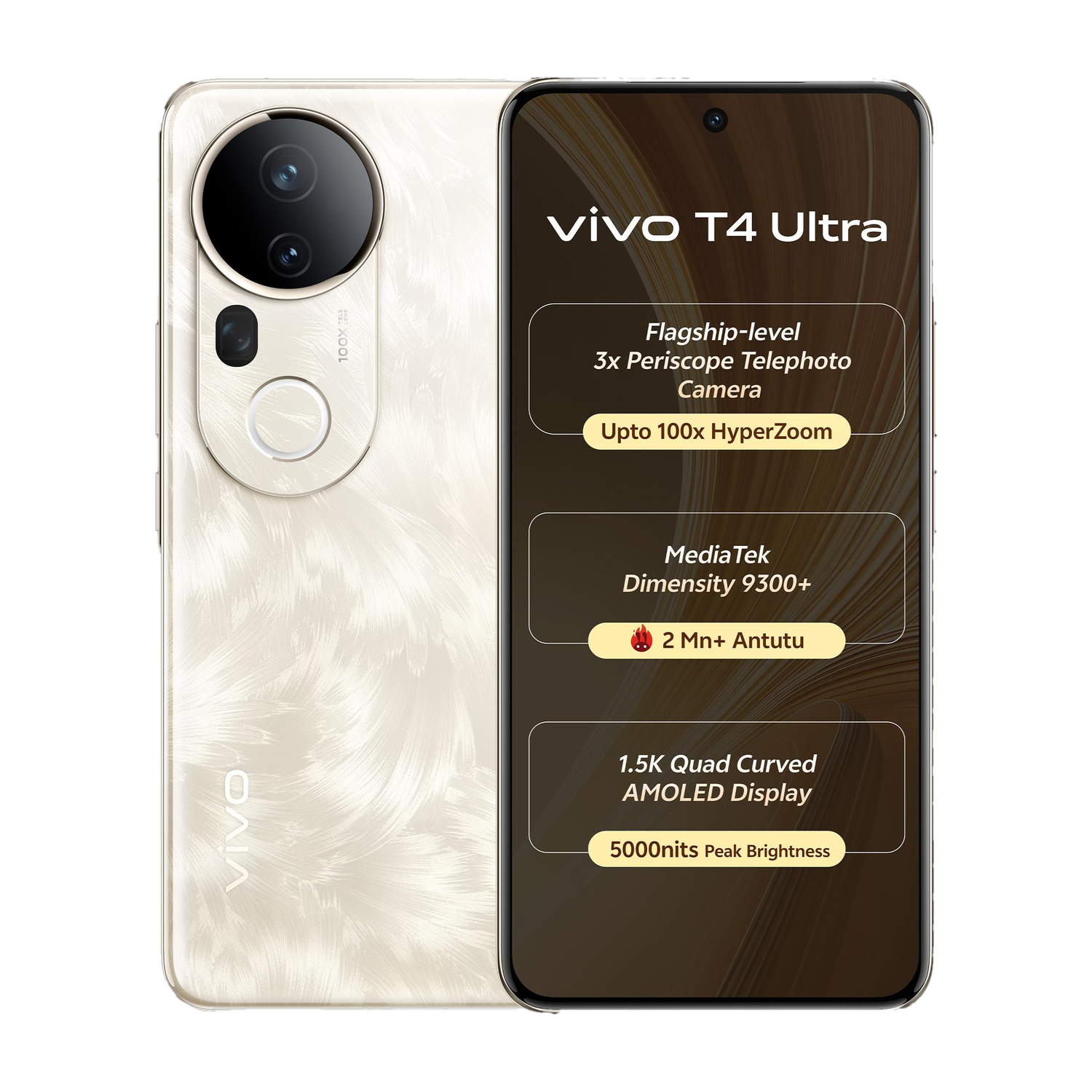 vivo T4 Ultra 5G (Phoenix Gold, 512 GB)