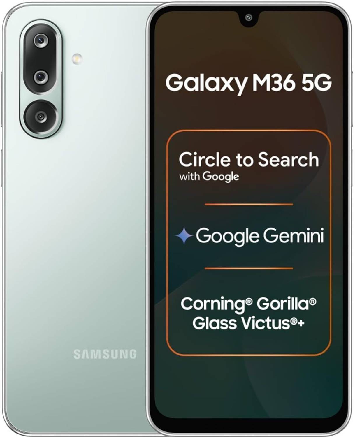 Samsung M36 5G 128GB Serene Green - Image 1