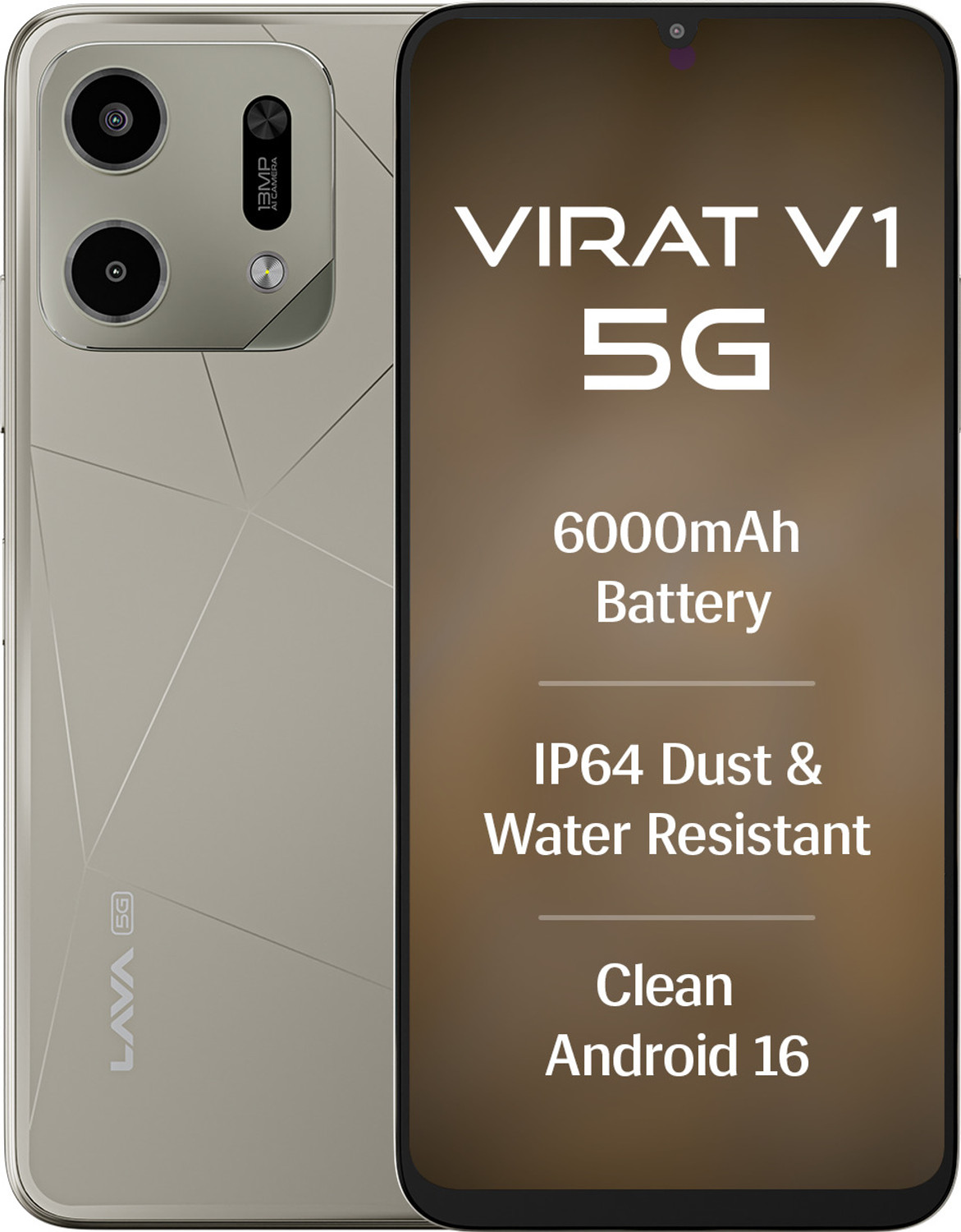 Image of LAVA Virat V1 5G (Sonar Gold, 64 GB)