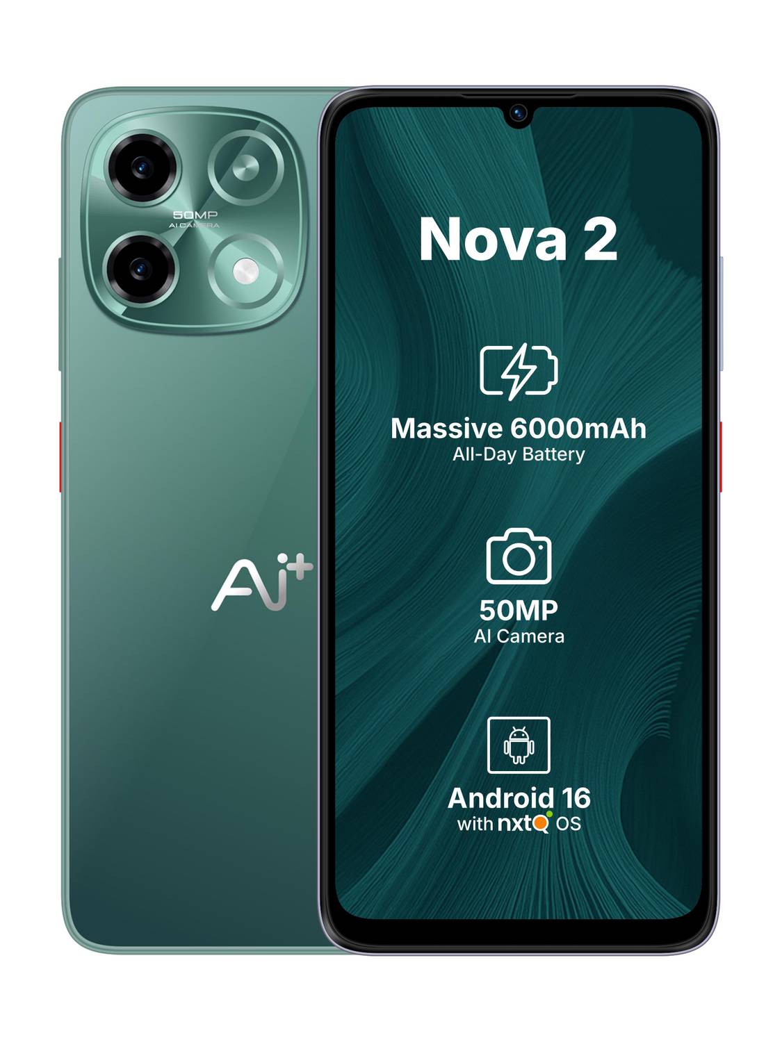 Ai+ Nova 2 (Green, 128 GB)
