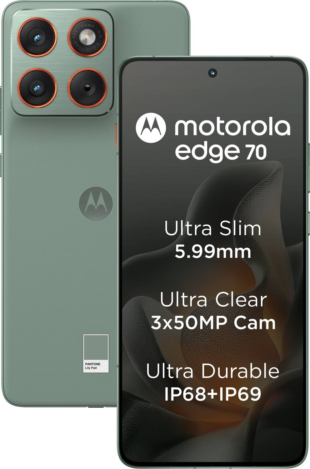 MOTOROLA Edge 70 (PANTONE Lily Pad, 256 GB)