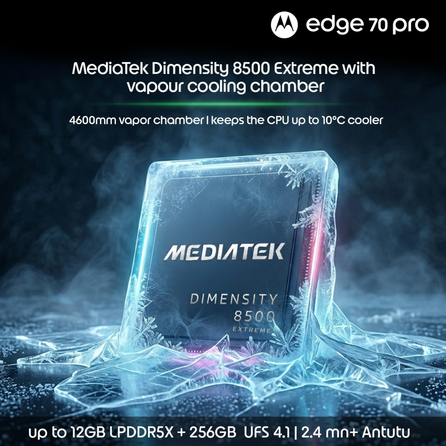 Image of MOTOROLA edge 70 pro (Marble - PANTONE Lily white (white), 256 GB)
