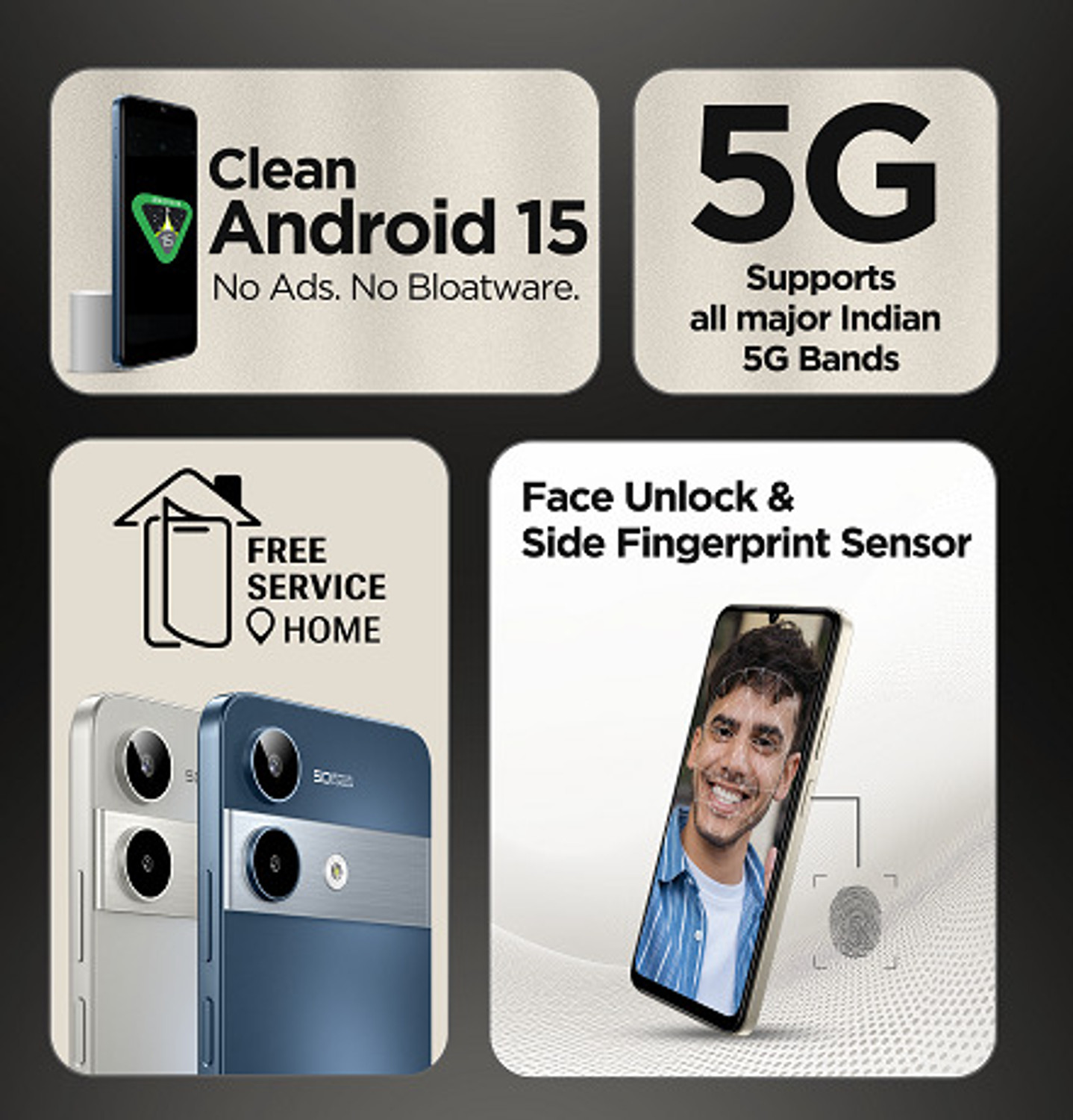 Image of LAVA Storm Play 5G (Frosty Blue, 256 GB)