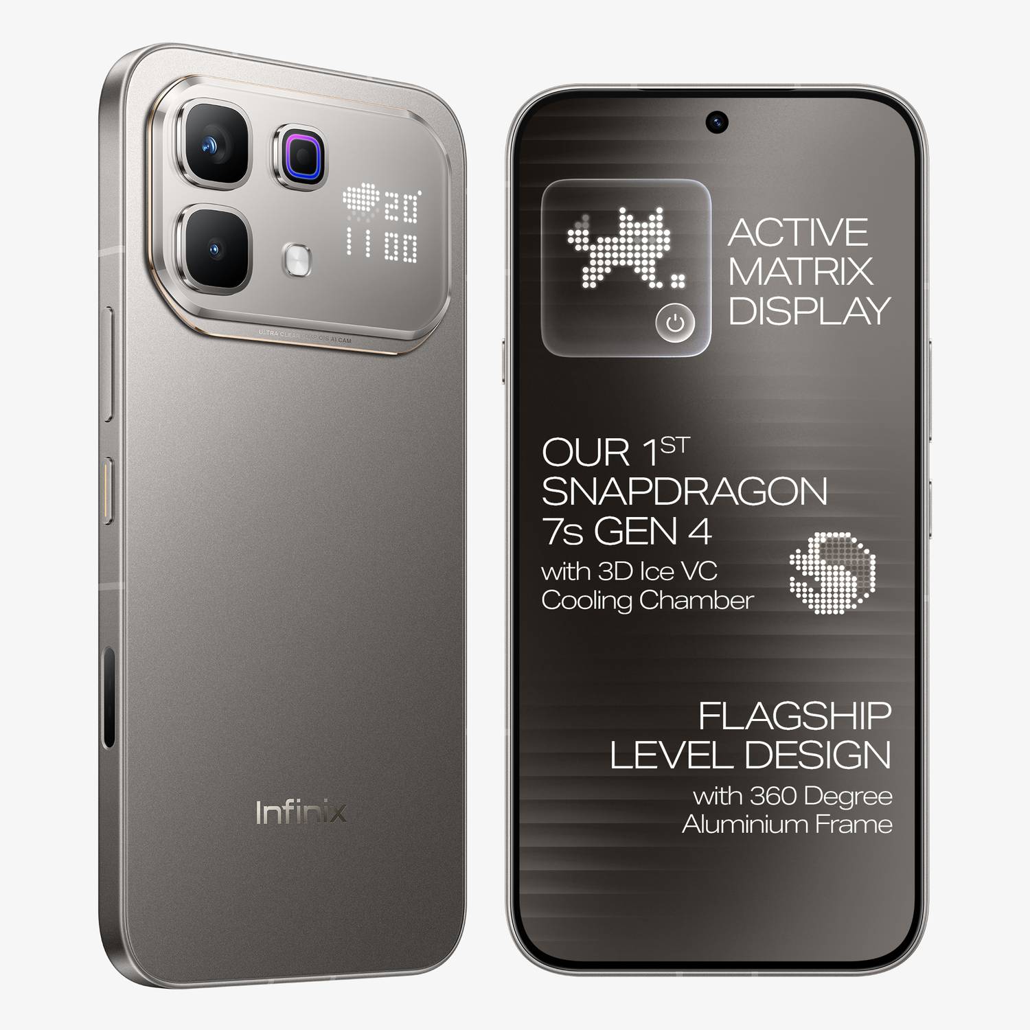 Infinix NOTE 60 Pro 256GB Mist Titanium - Image 1