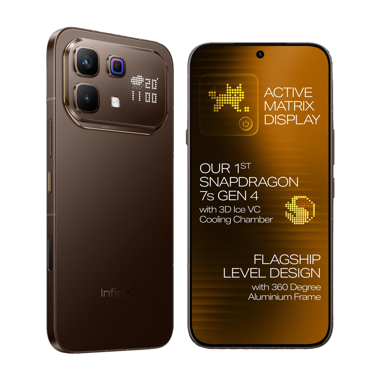 Image of Infinix NOTE 60 Pro (Mocha Brown, 256 GB)