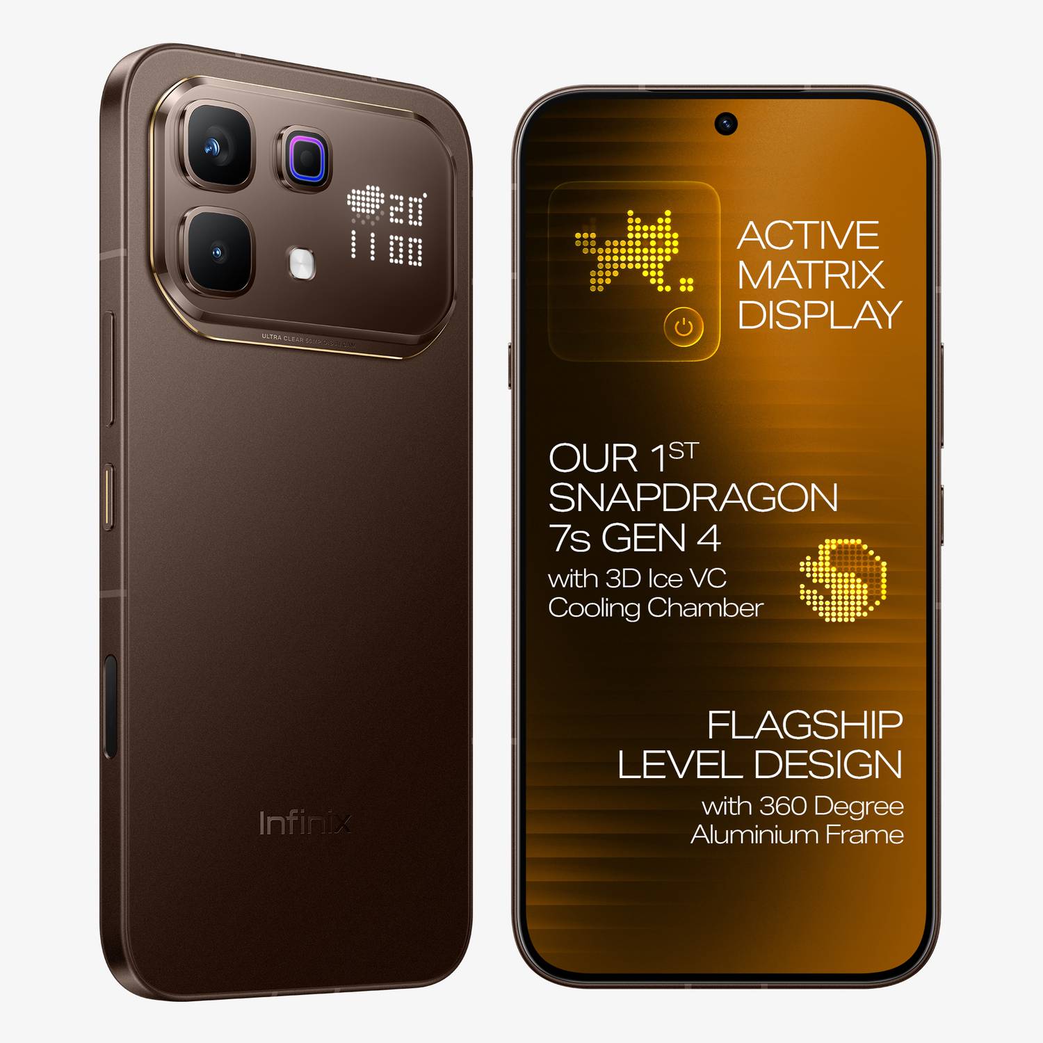 Infinix NOTE 60 Pro (Mocha Brown, 128 GB)