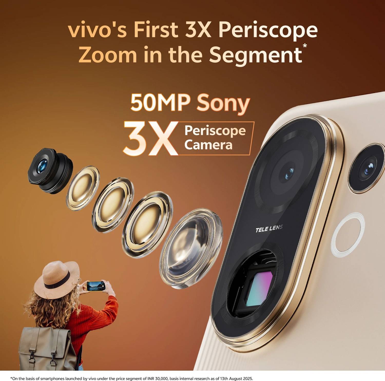 vivo T4 Pro 5G 256GB Blaze Gold - Image 2