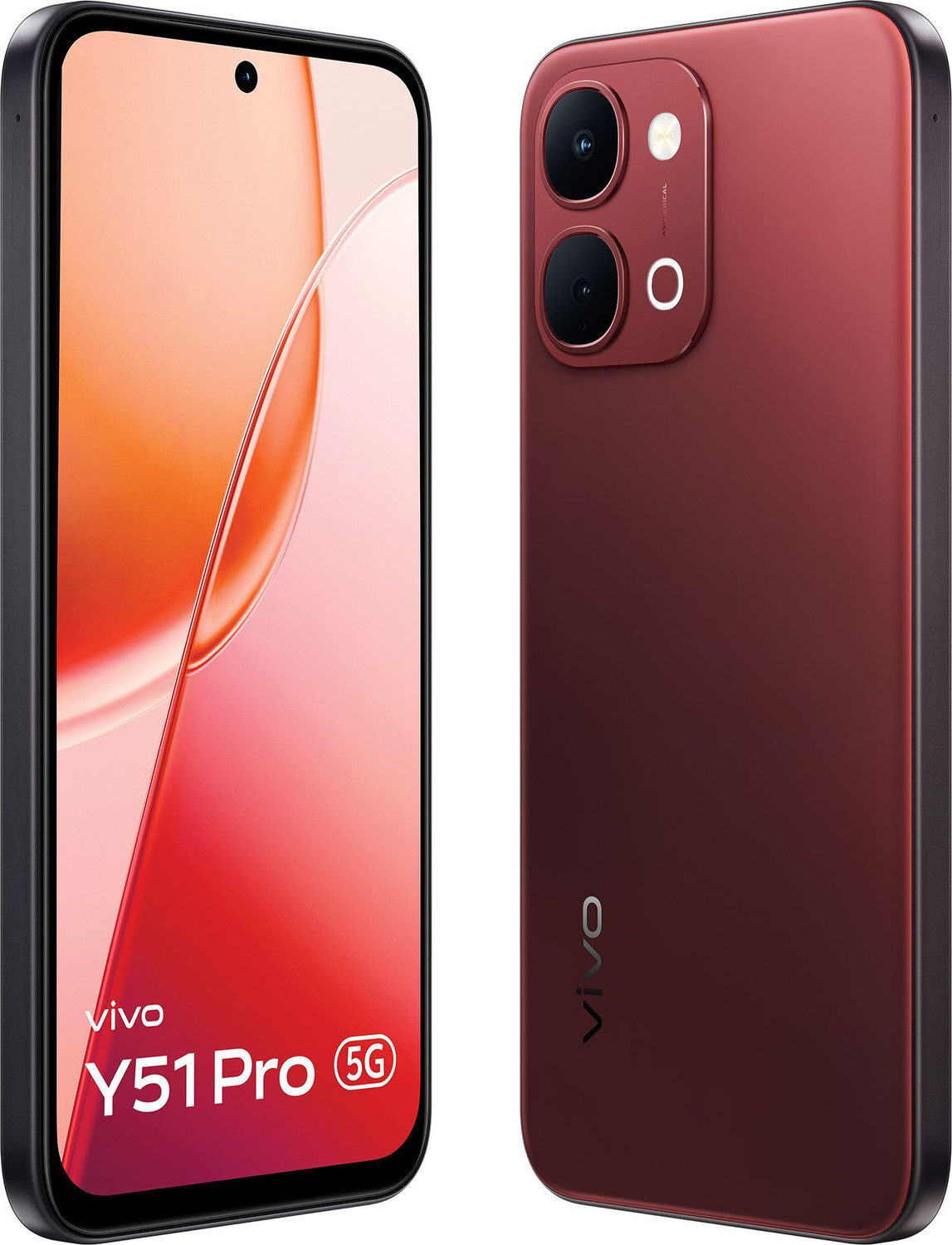 Image of vivo Y51 Pro 5G (Crimson Red, 256 GB)