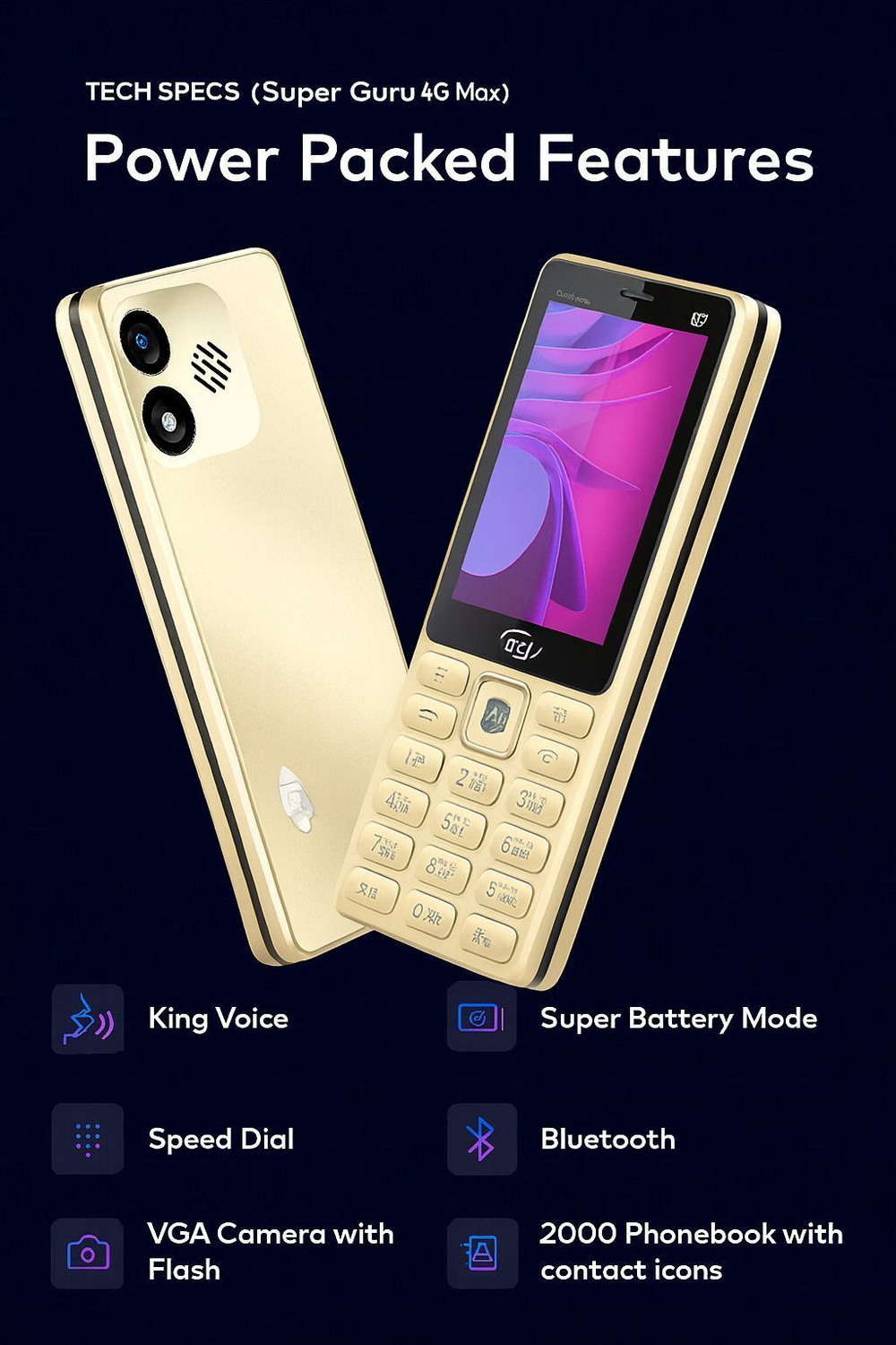 Image of itel Super Guru 4G Max