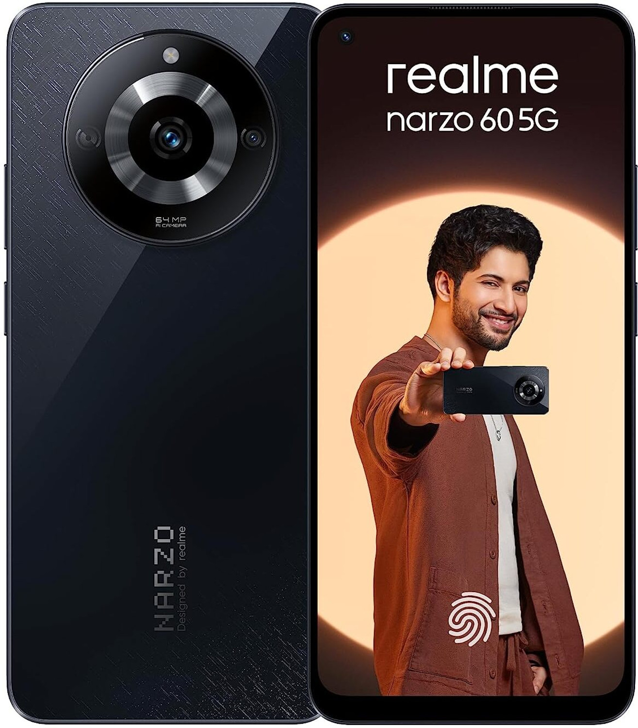 Image of realme Narzo 60 5G (Cosmic Black, 128 GB)