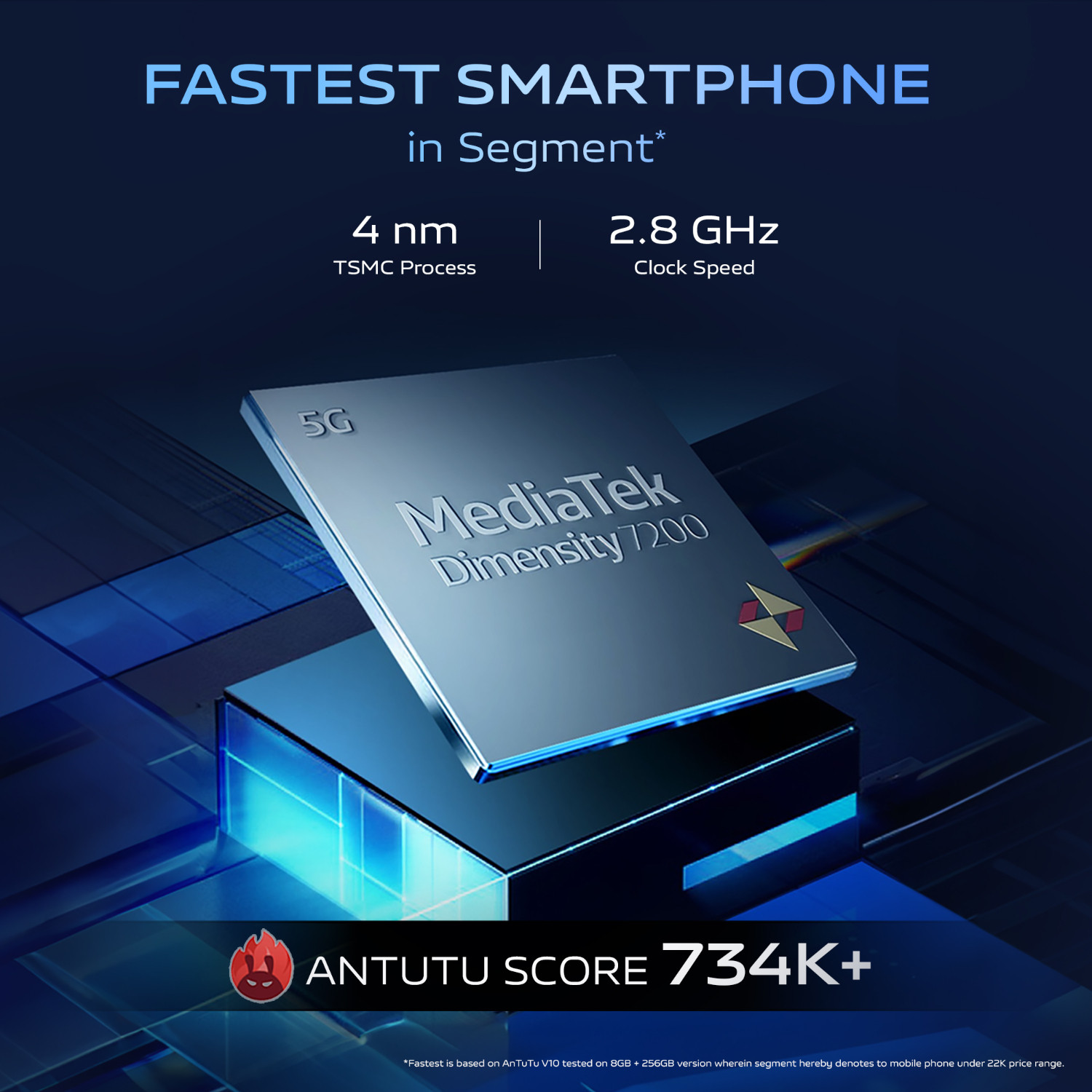 Image of vivo T3 5G (Crystal Flake, 256 GB)
