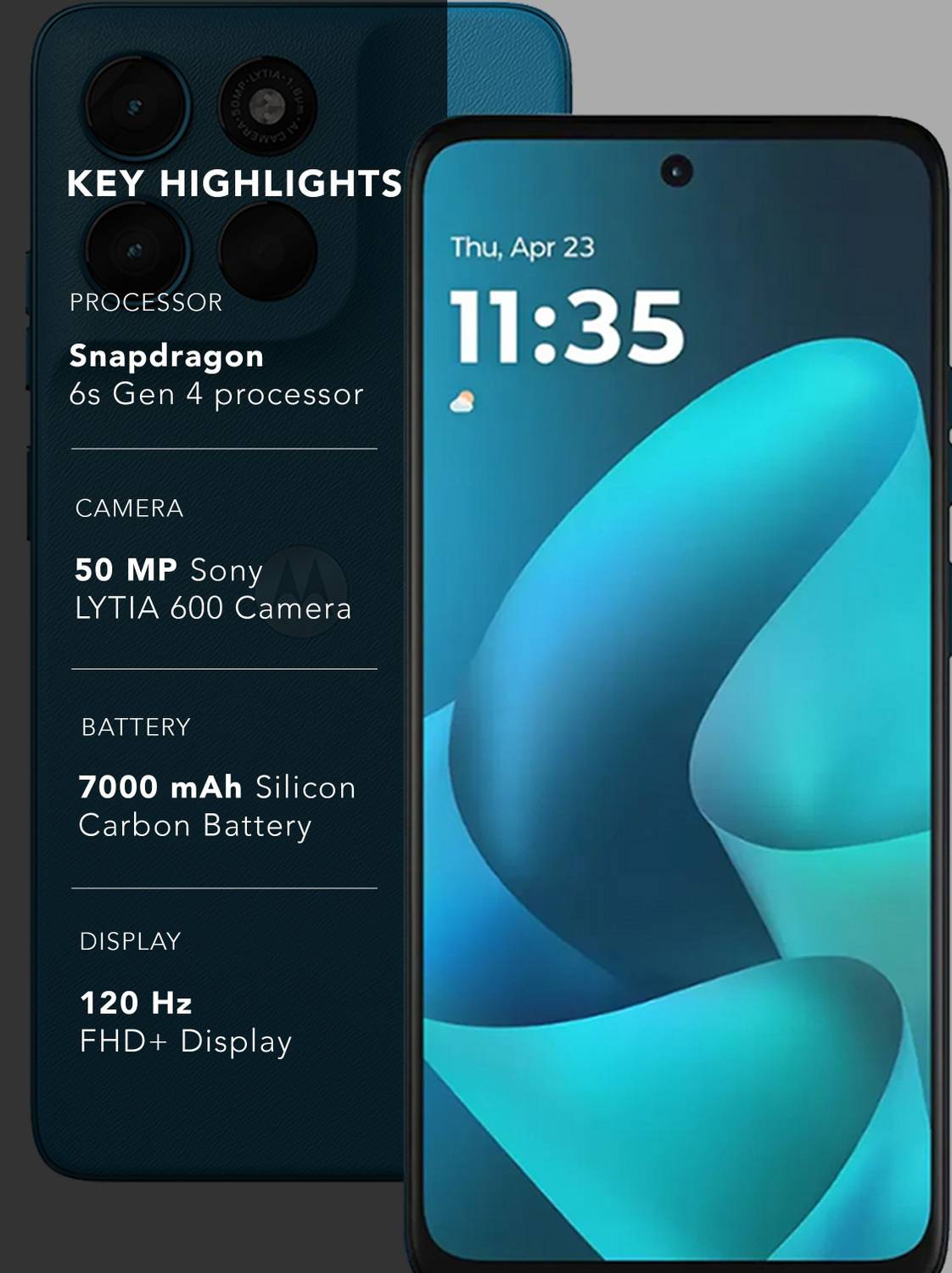 Motorola g57 5G 128GB Pantone Corsair - Image 2