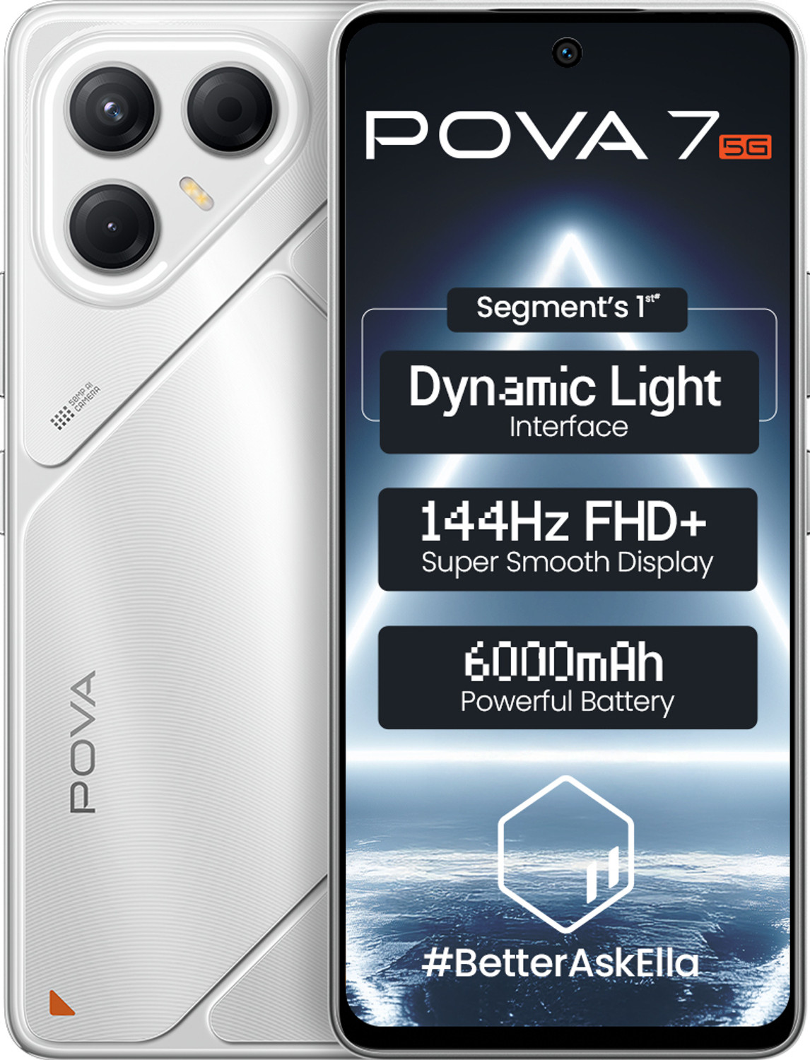 Image of Tecno Pova 7 5G (Magic Silver, 128 GB)