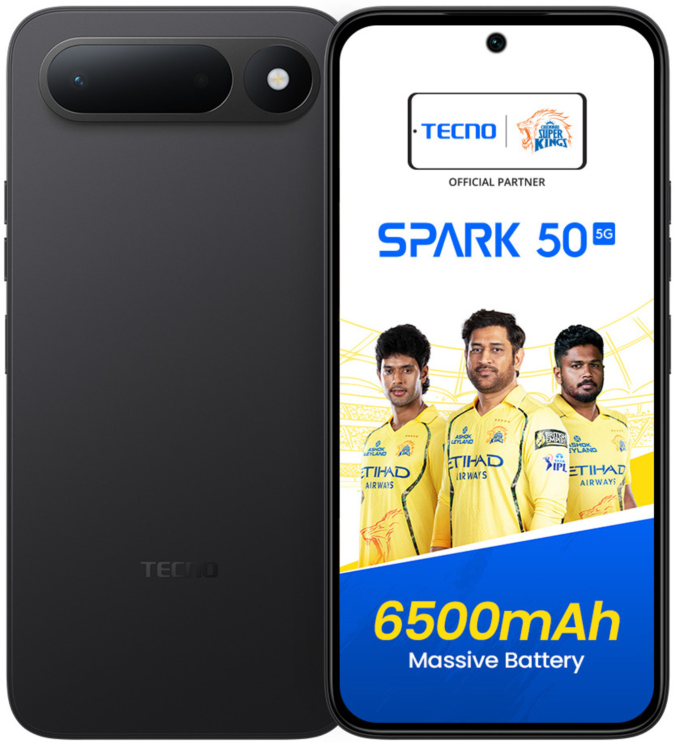 Image of Tecno Spark 50 5G (Ink Black, 128 GB)