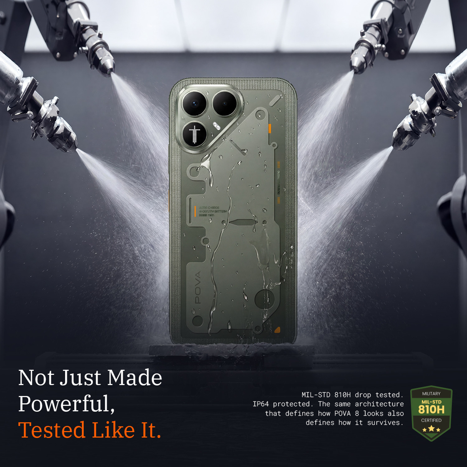 Image of Tecno Pova 8 5G (Terminal Green, 128 GB)