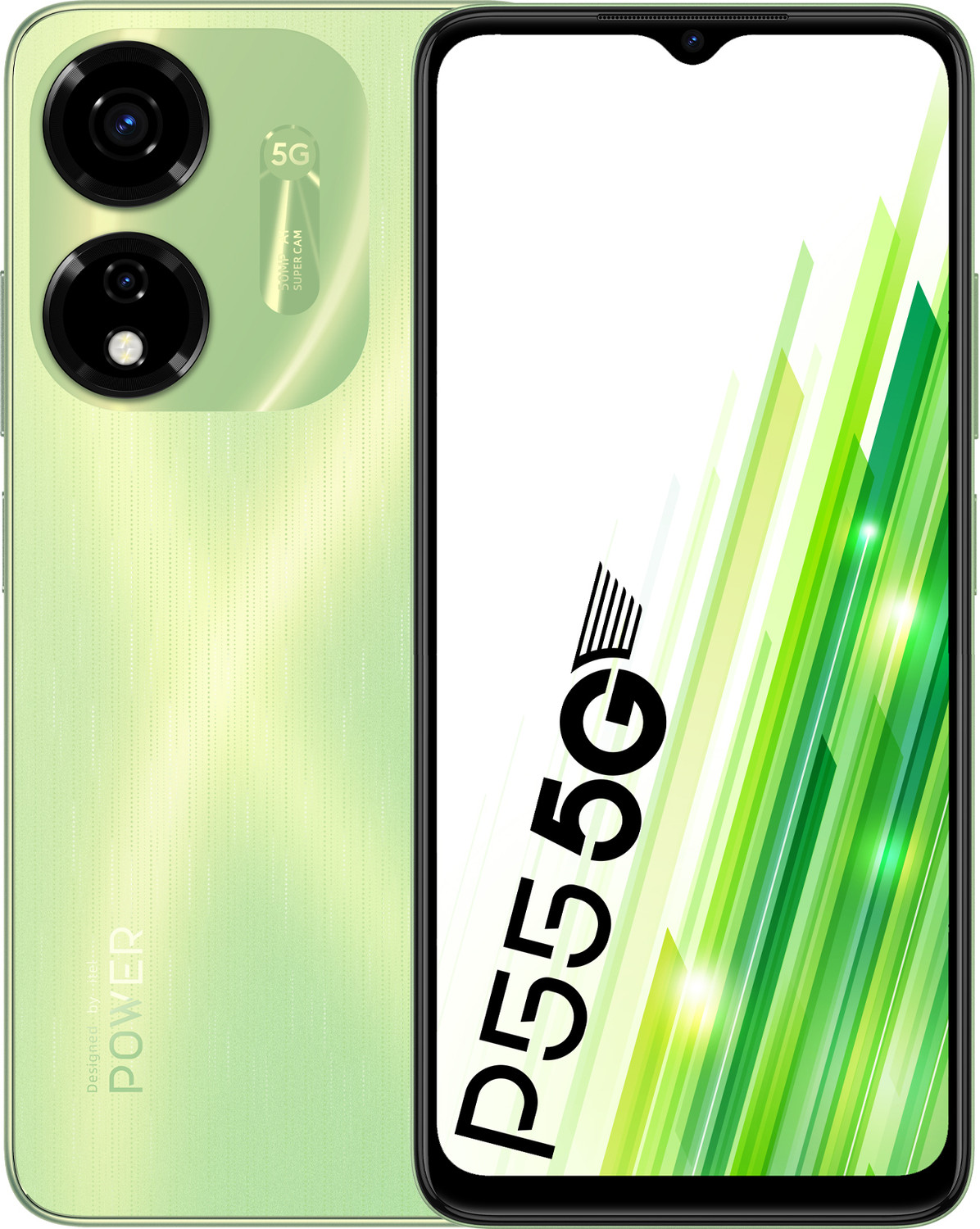 Image of itel P55 5G |50MP Dual Rear Camera|5000mAh Battery|Expandable Upto 1 TB (Mint Green, 64 GB)
