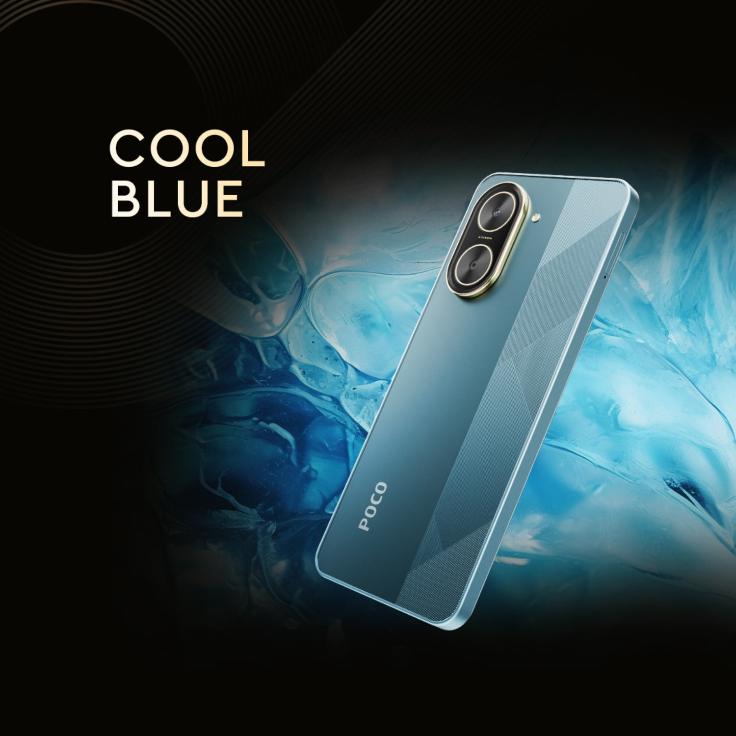 Image of POCO C71 - Locked with Airtel Prepaid (Cool Blue, 64 GB)