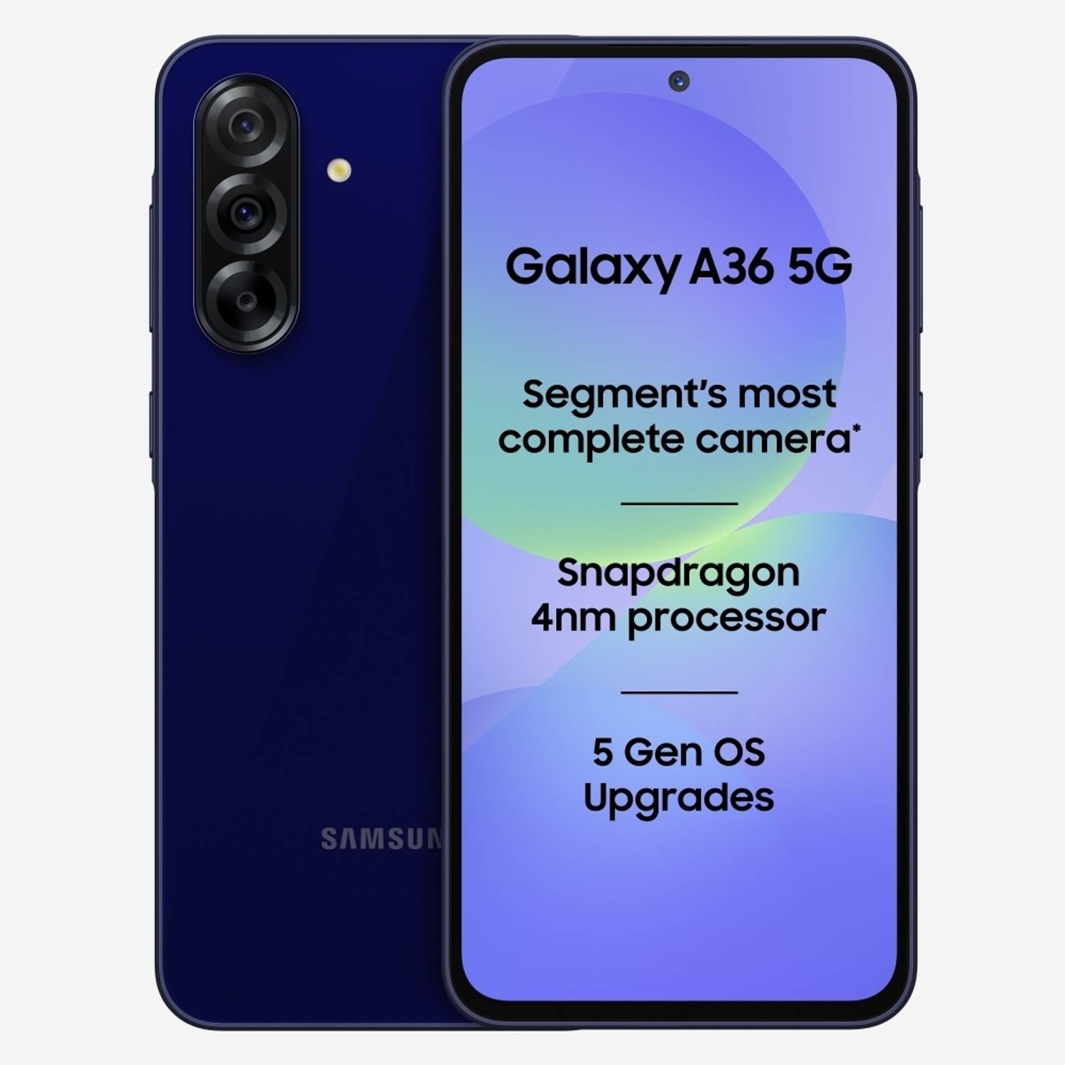 Samsung A36 5G (Dark Blue, 128 GB)