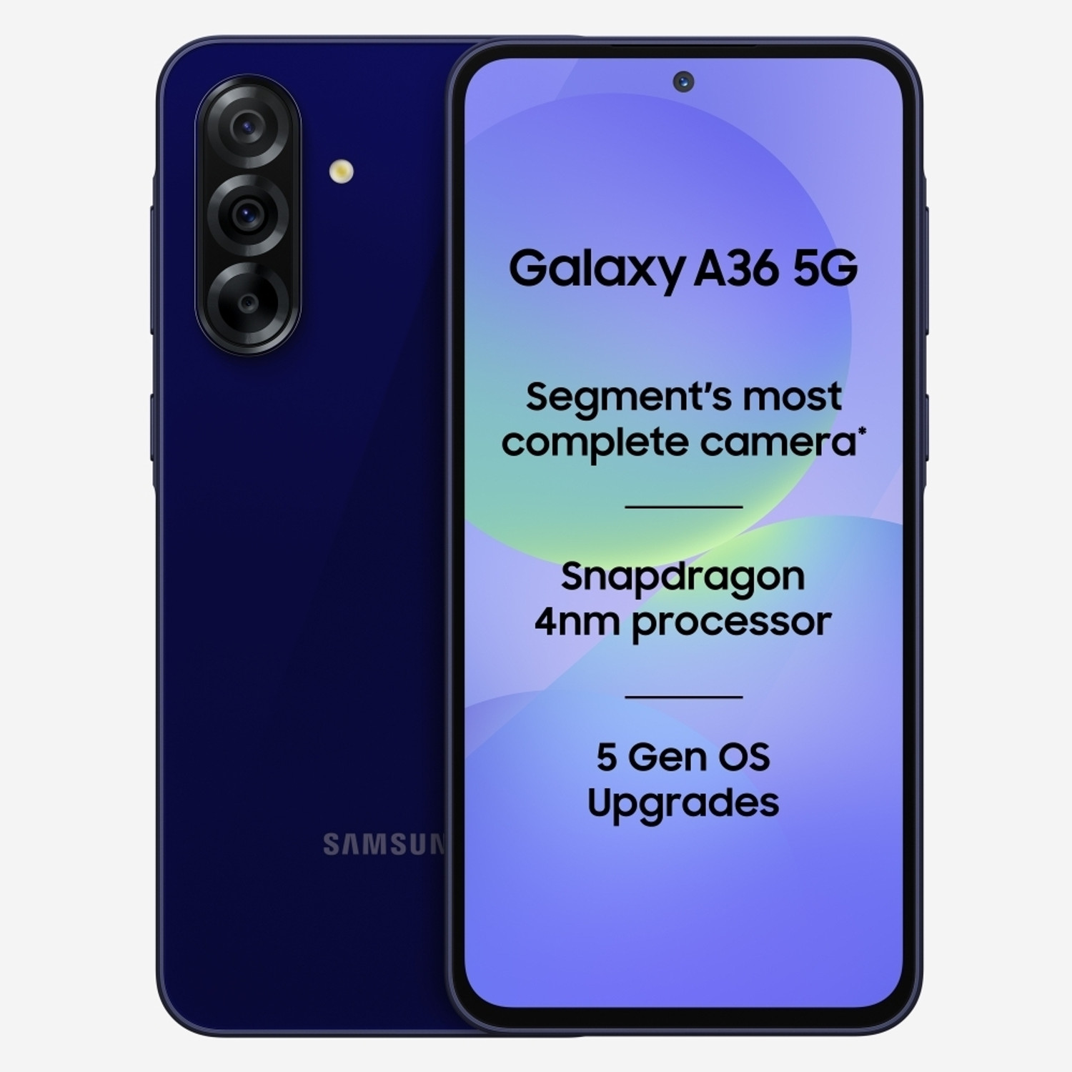 Samsung A36 5G (Dark Blue, 128 GB)