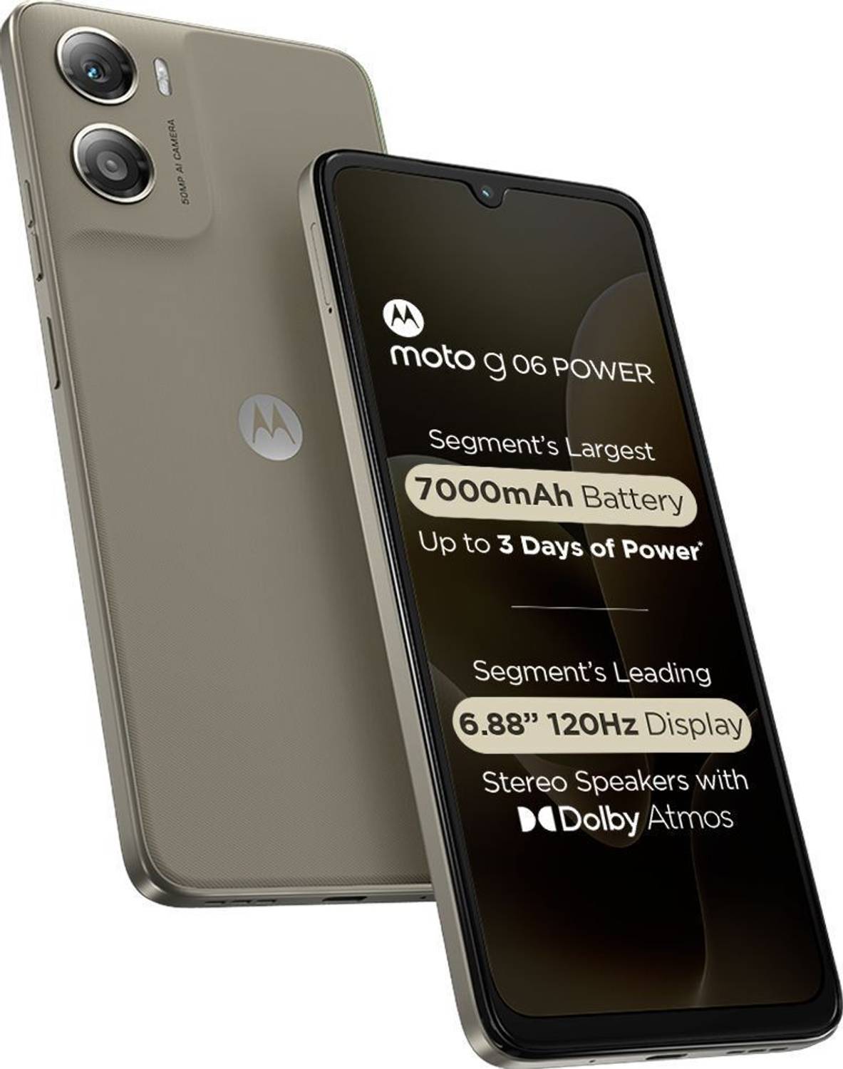 MOTOROLA g06 power 64GB Pantone Laurel Oak - Image 2