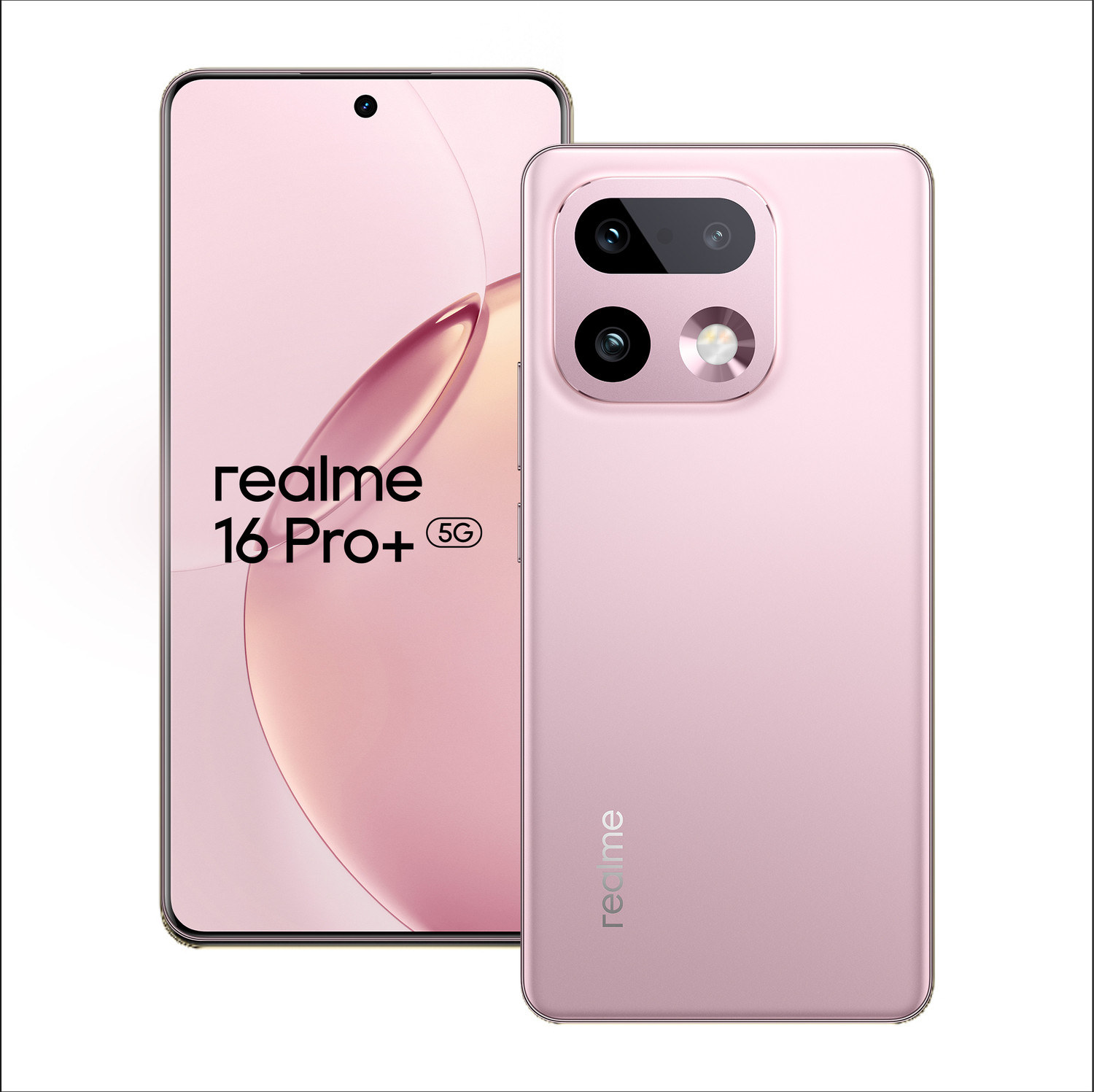 Image of realme 16 Pro+ 5G (Camellia Pink, 256 GB)