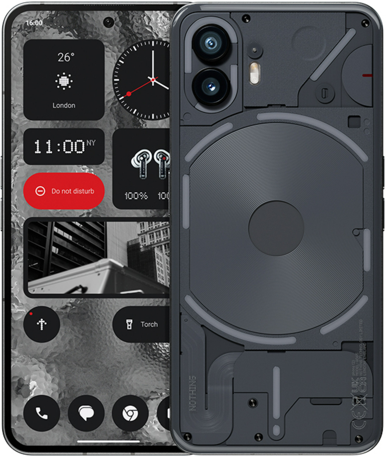 Image of Nothing Phone (2) (Dark Grey, 256 GB)