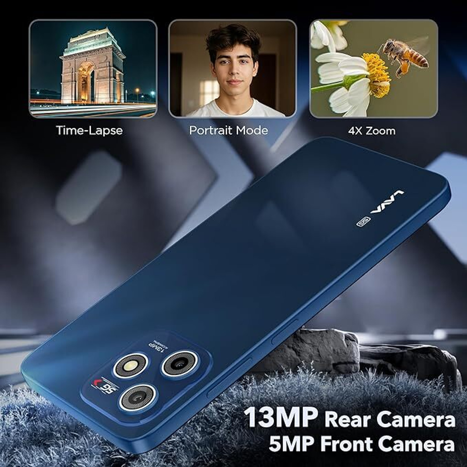 Image of LAVA Bold N1 5G (Royal Blue, 64 GB) (4 GB RAM)