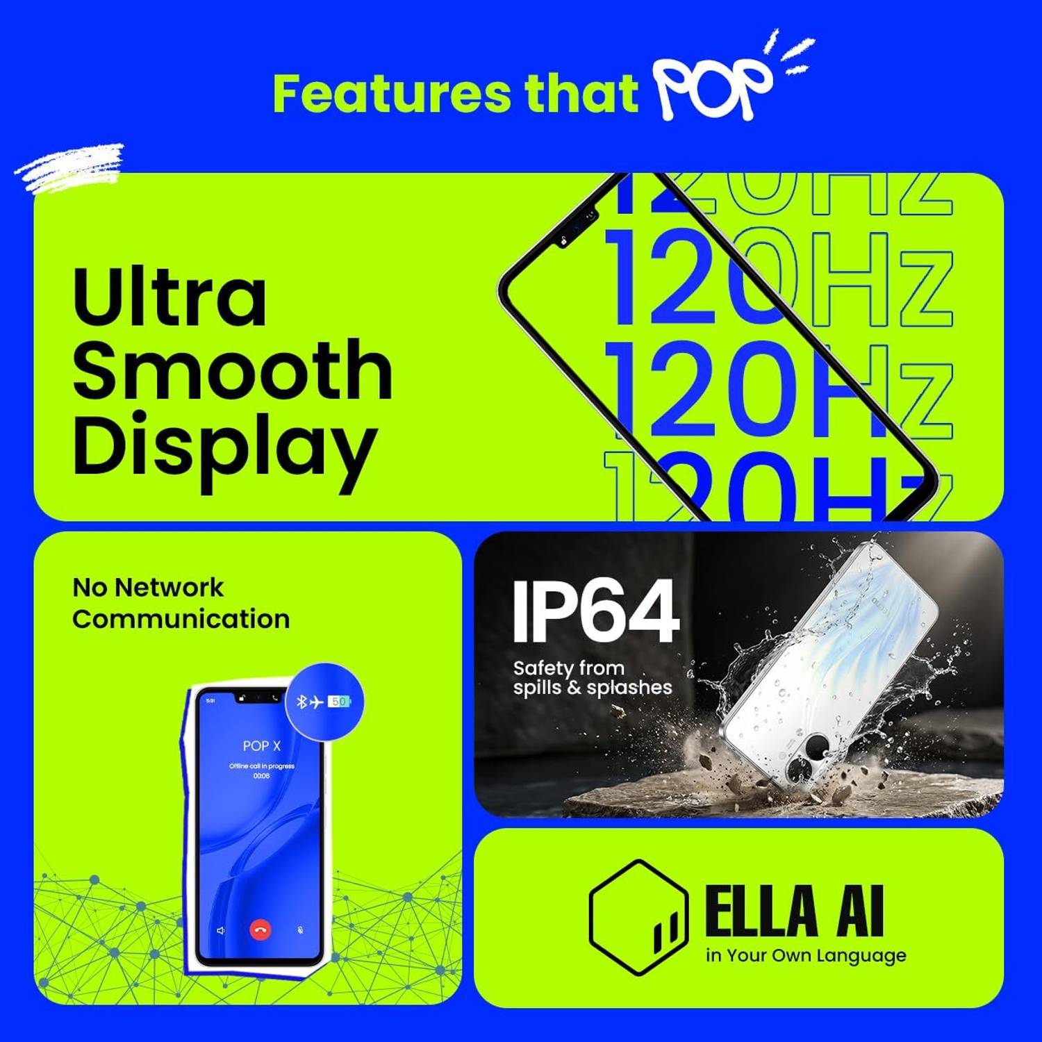 Tecno POP X 4G (64 GB Storage, 4 GB RAM) Online at Best Price On