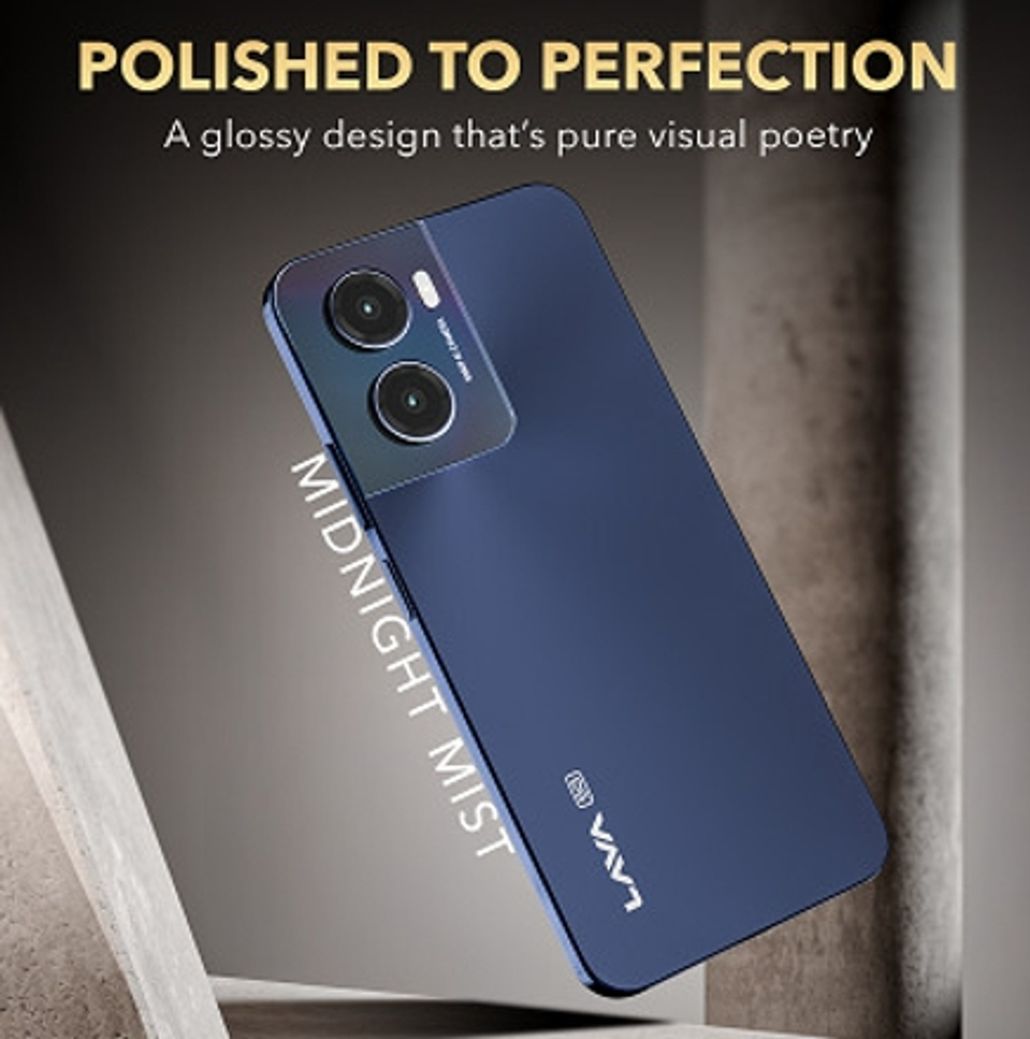 Image of LAVA Blaze Dragon 5G (Midnight Mist, 128 GB)