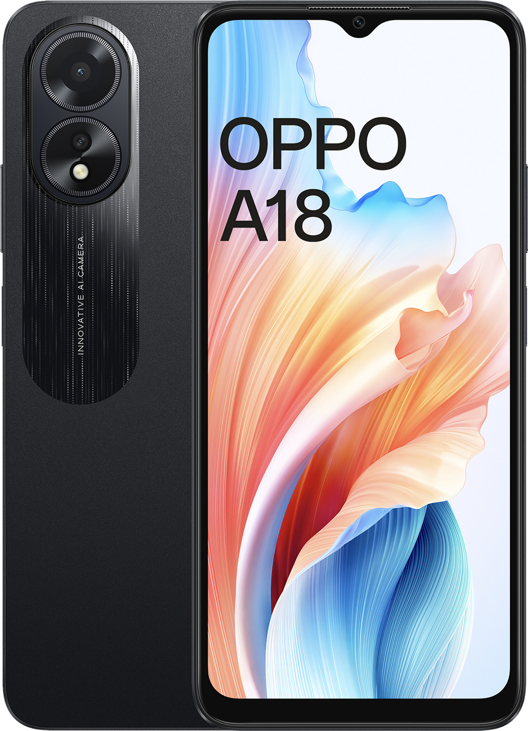 Image of OPPO A18 (Glowing Black, 128 GB)