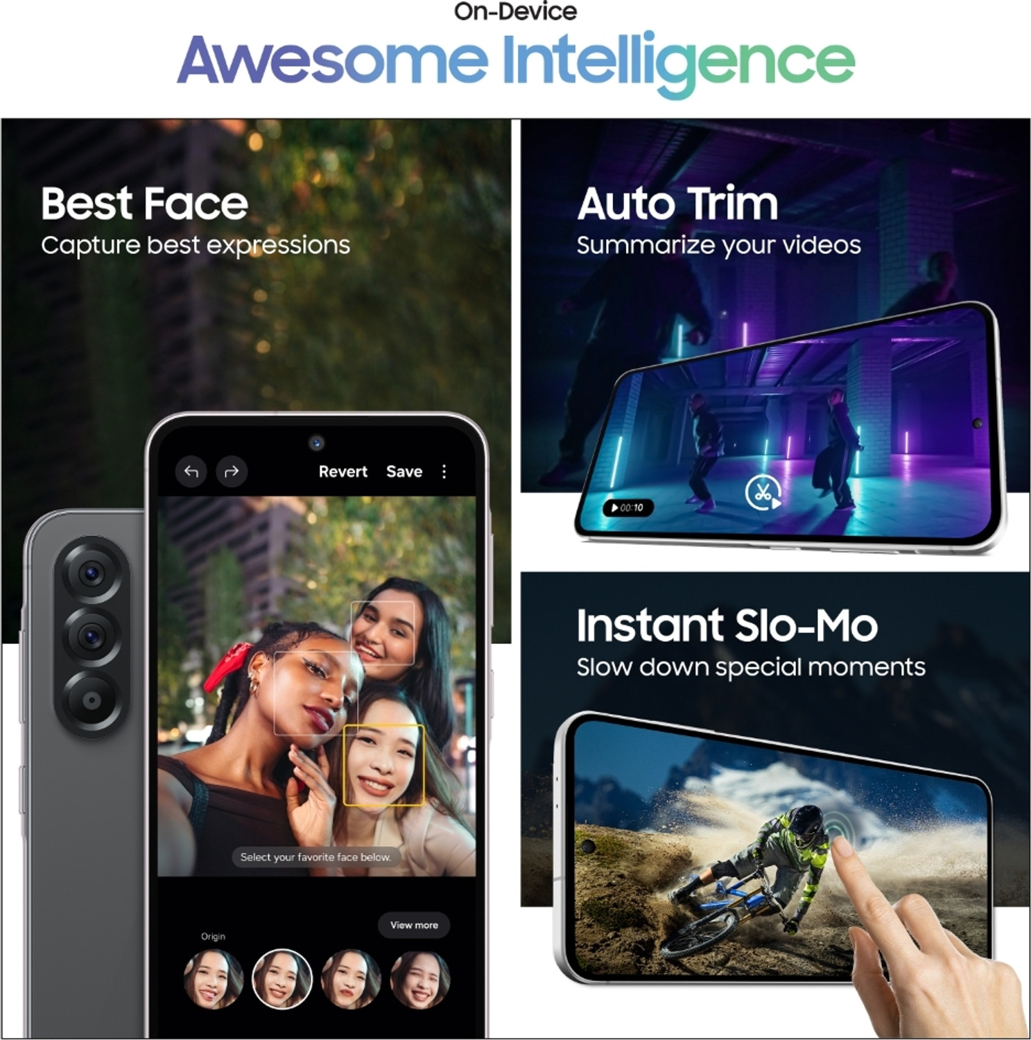 Image of Samsung Galaxy A56 5G (Awesome Graphite, 256 GB)