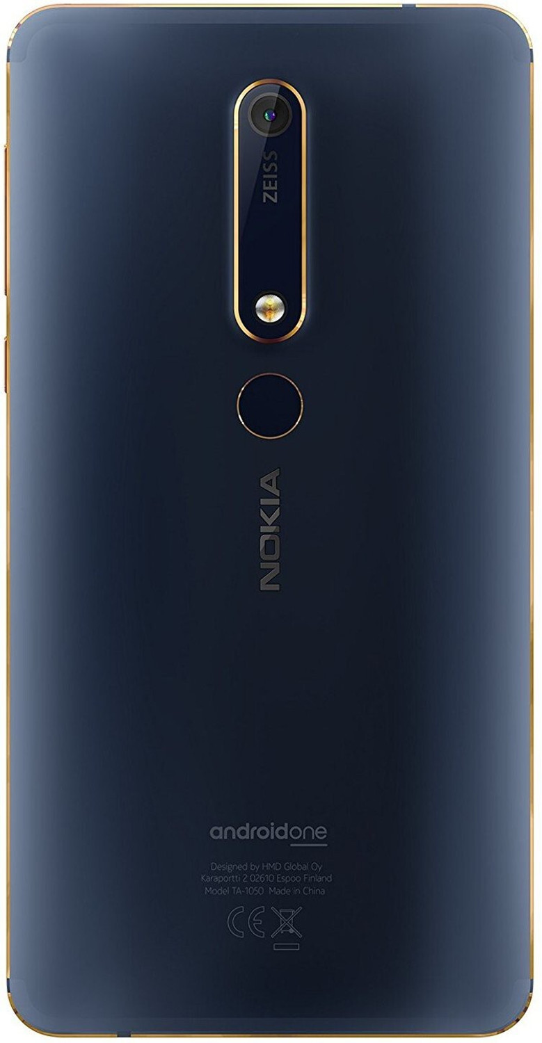 Image of Nokia 6.1 (Gold, Blue, 32 GB)