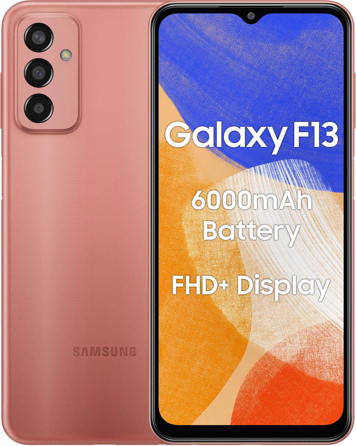 Image of Samsung Galaxy F13 (Sunrise Copper, 128 GB)