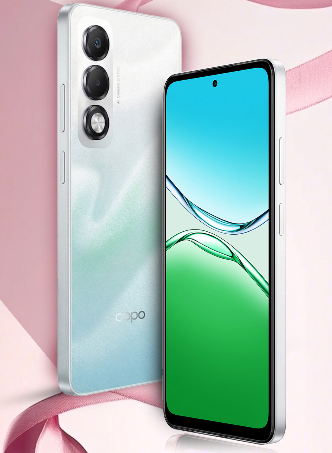 Image of OPPO K13x 5G 6000mAh and 45W SUPERVOOC Charger & AI (Breeze Blue, 128 GB)