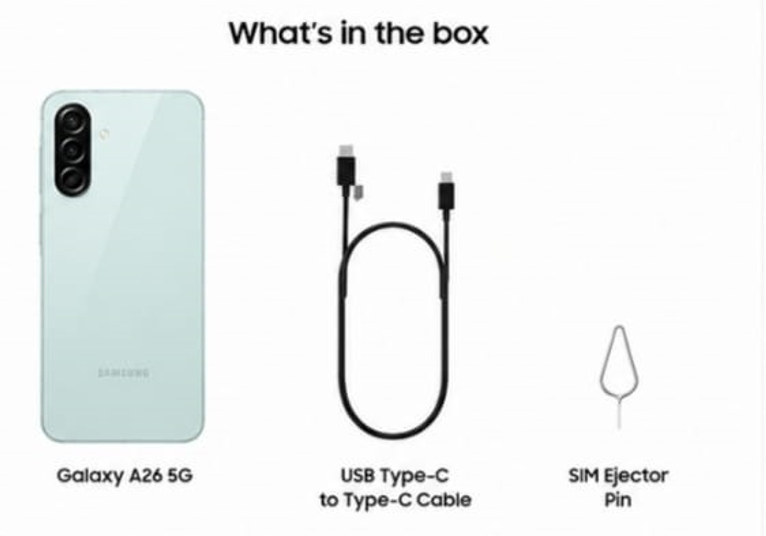 Image of Samsung Galaxy A26 5G (MINT, 128 GB)