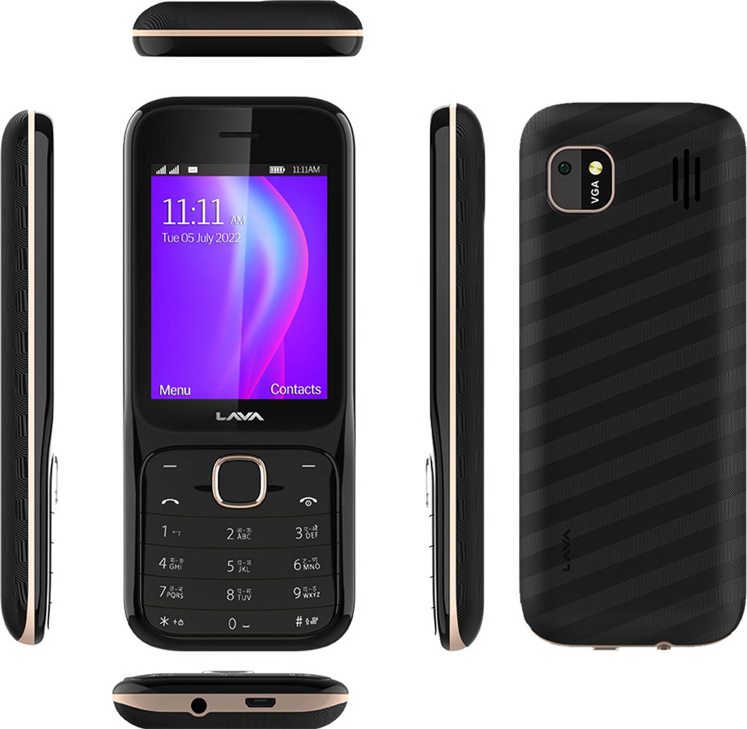 LAVA Geem Power Dual Sim Keypad Phone FM Recording Smart AI Batt