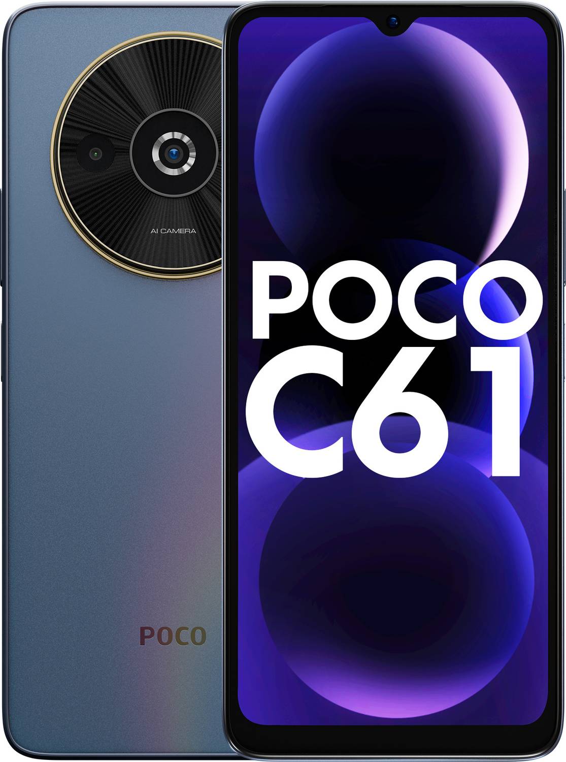 POCO C61 スマートフォン 本体 2台セット　シムフリー POCO C61 (64 GB Storage, 4 GB RAM) Online at Best Price On