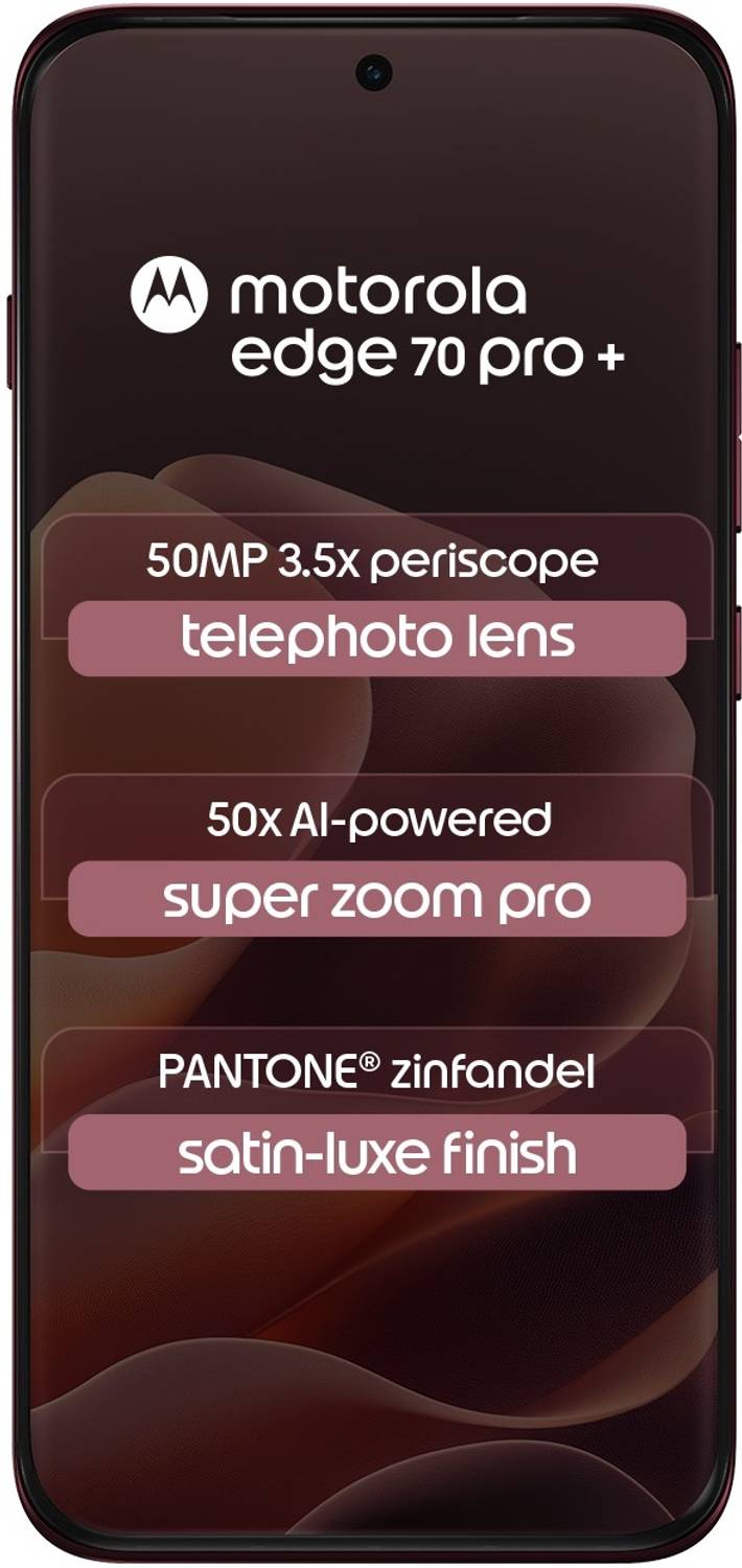 Motorola Edge 70 Pro+ 256GB Maroon - Image 2